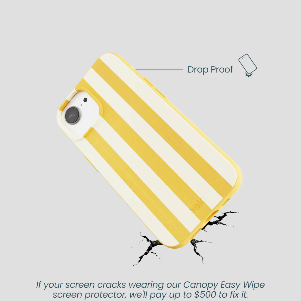 Honey Big Butter Stripes iPhone 16e/17e Case - Image 4
