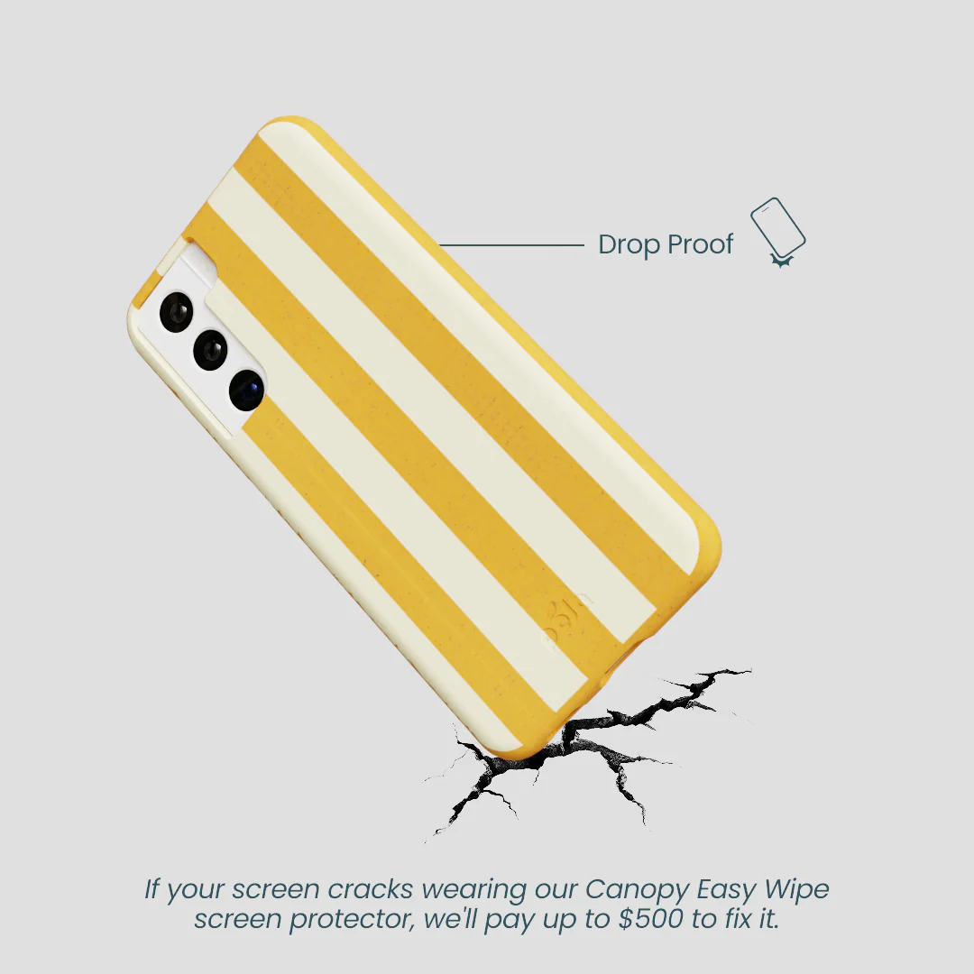 Honey Big Butter Stripes Samsung Galaxy S21 Case - Image 4