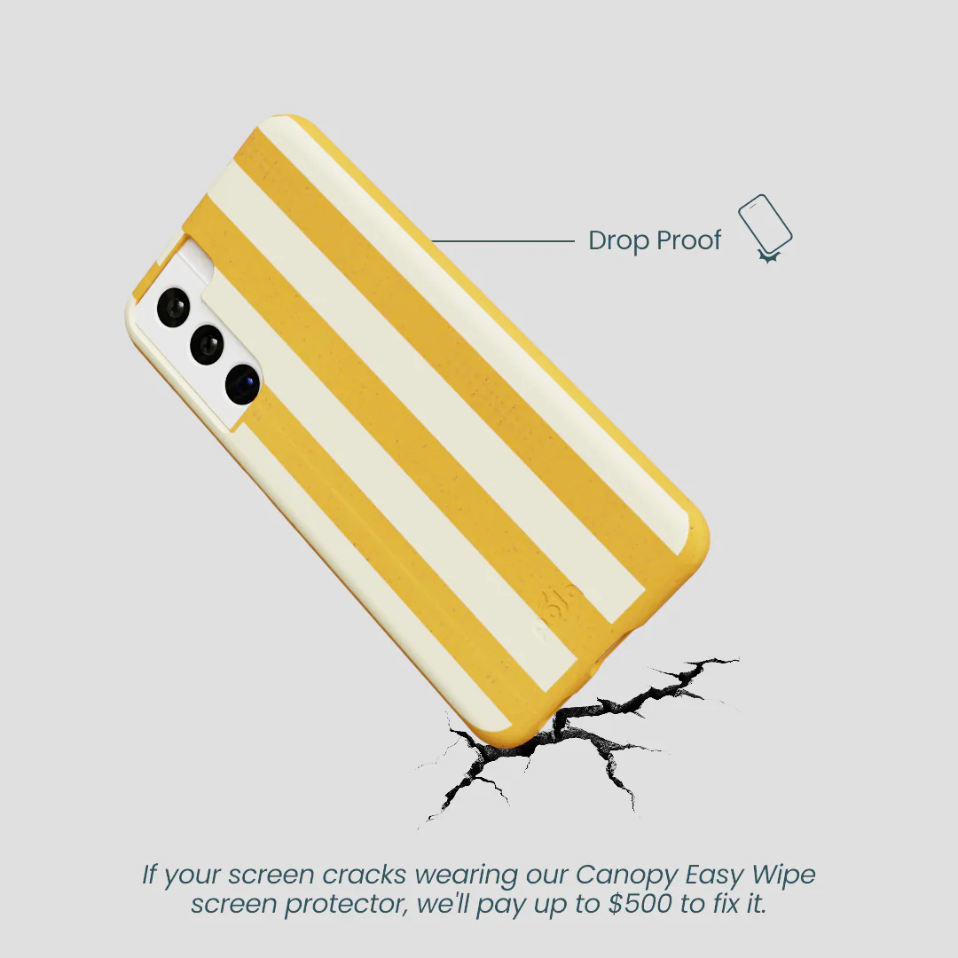 Honey Big Butter Stripes Samsung Galaxy S22 Case - Image 4