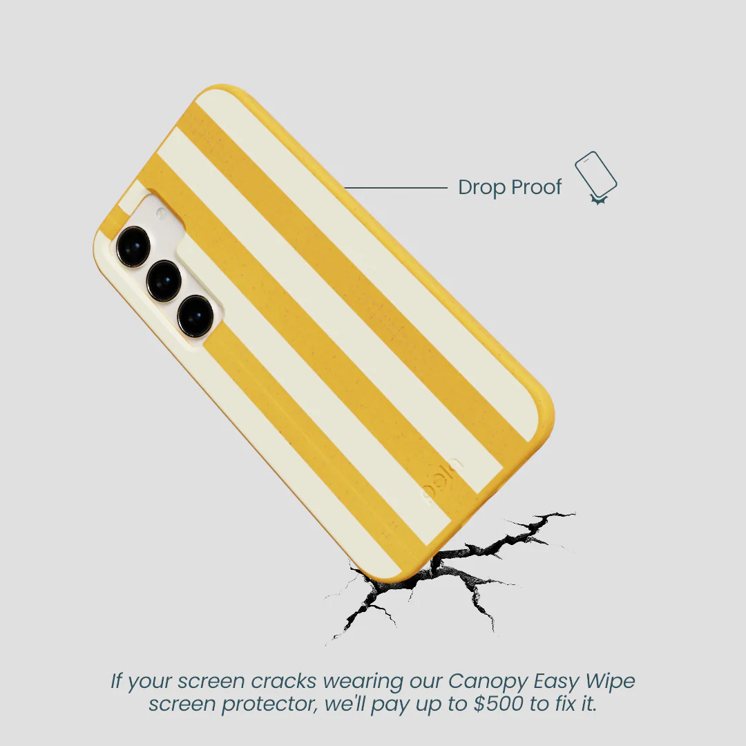 Honey Big Butter Stripes Samsung Galaxy S23 Case - Image 4