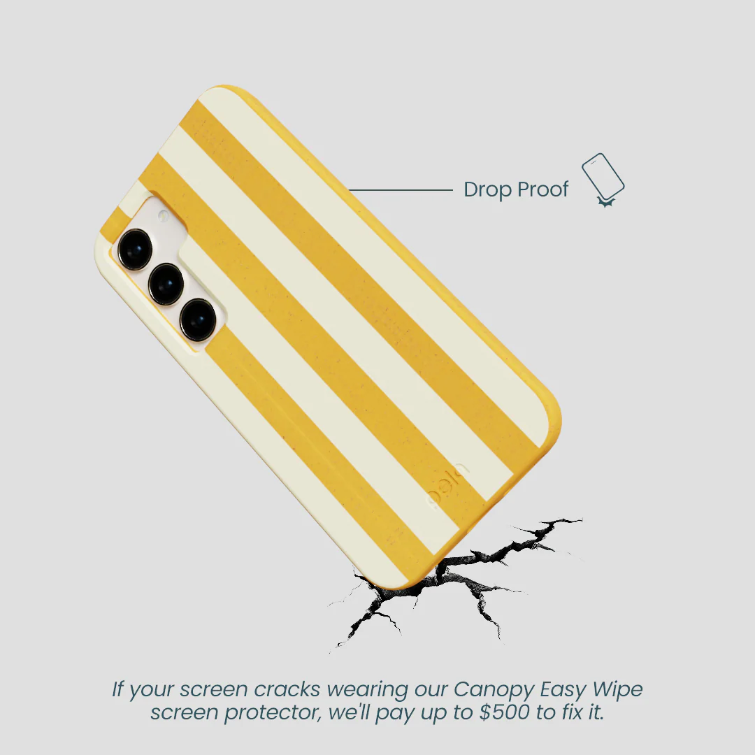 Honey Big Butter Stripes Samsung Galaxy S24 Case - Image 4