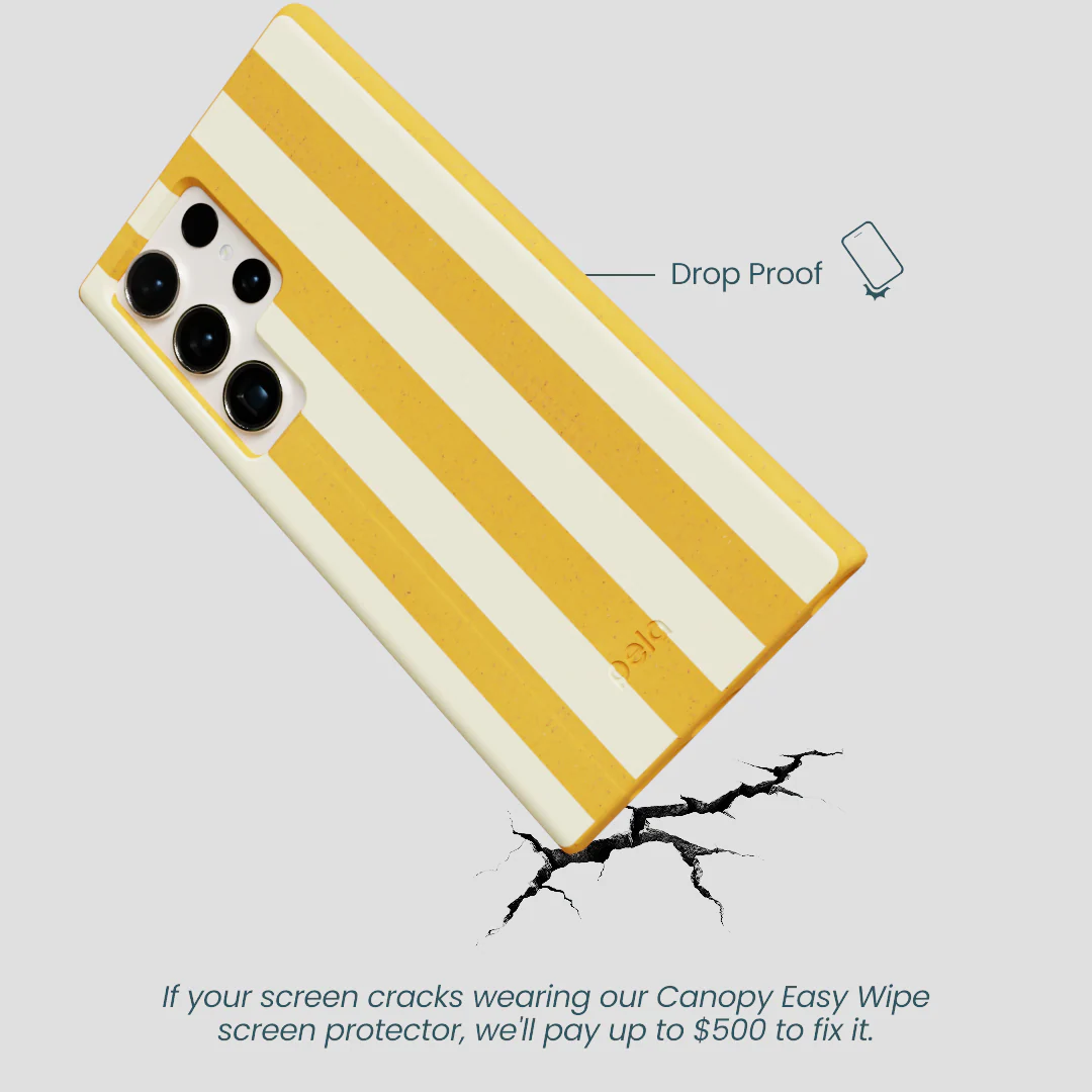 Honey Big Butter Stripes Samsung Galaxy S24 Ultra Case - Image 4