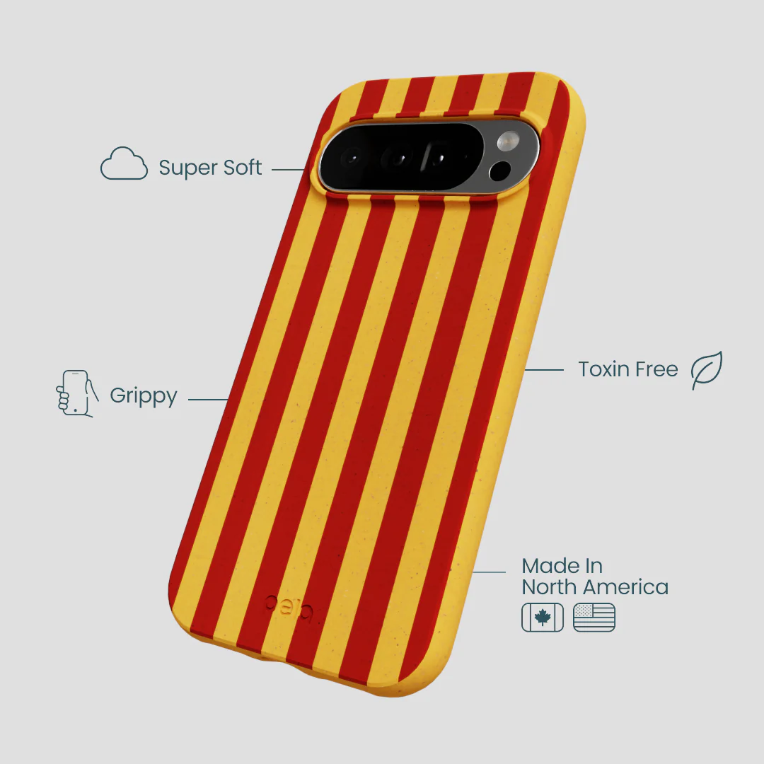 Honey Circus Stripes Google Pixel 10 Pro XL Case - Image 3
