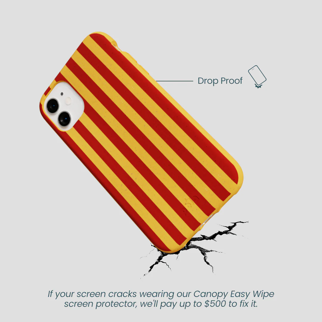 Honey Circus Stripes iPhone 11 Case - Image 4