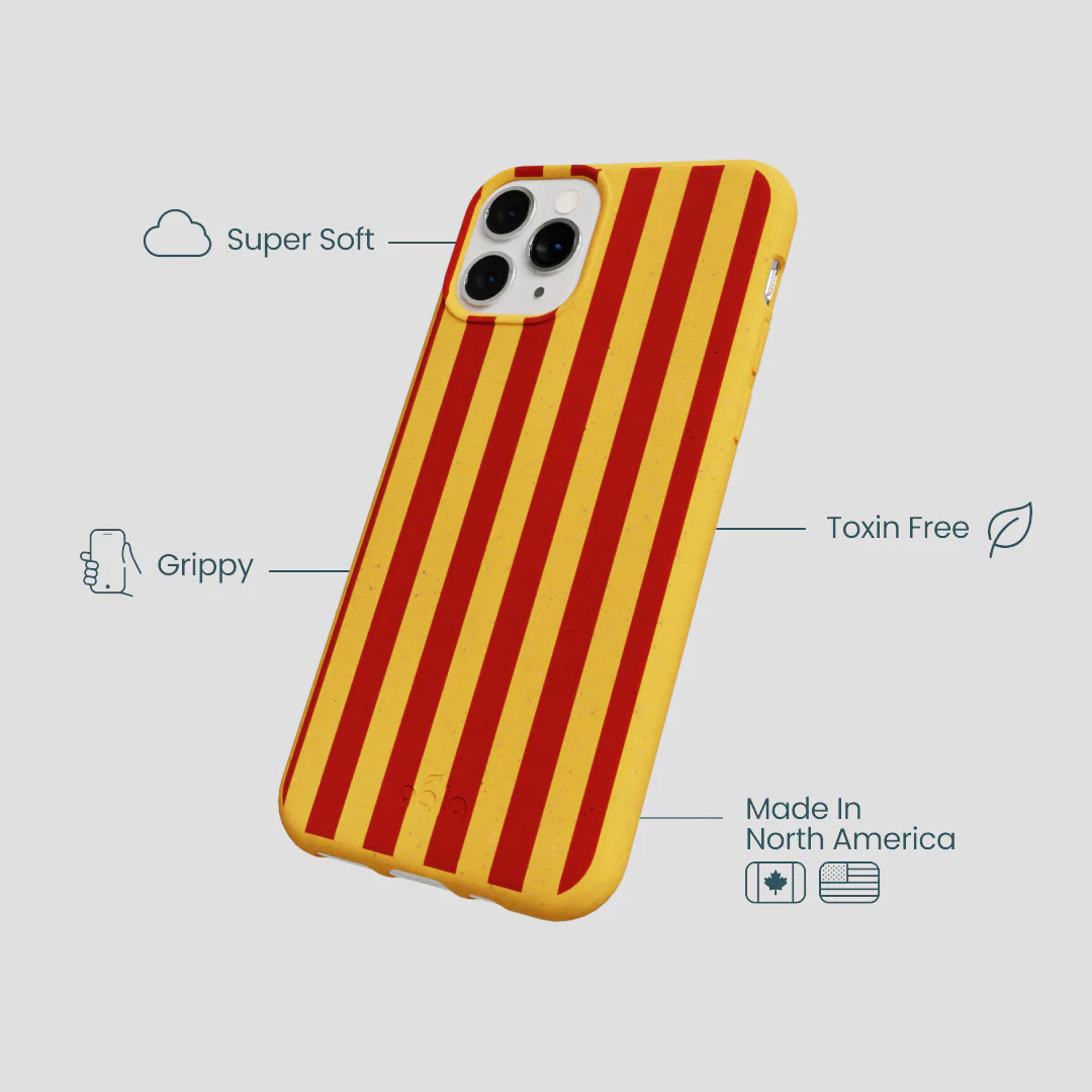 Honey Circus Stripes iPhone 11 Pro Case - Image 3