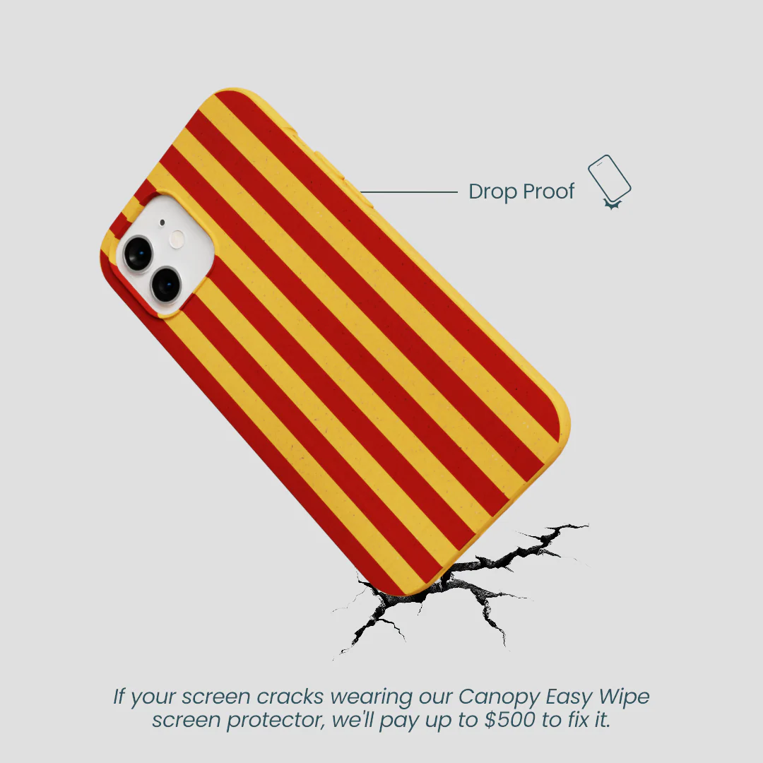 Honey Circus Stripes iPhone 12/ iPhone 12 Pro Case - Image 4