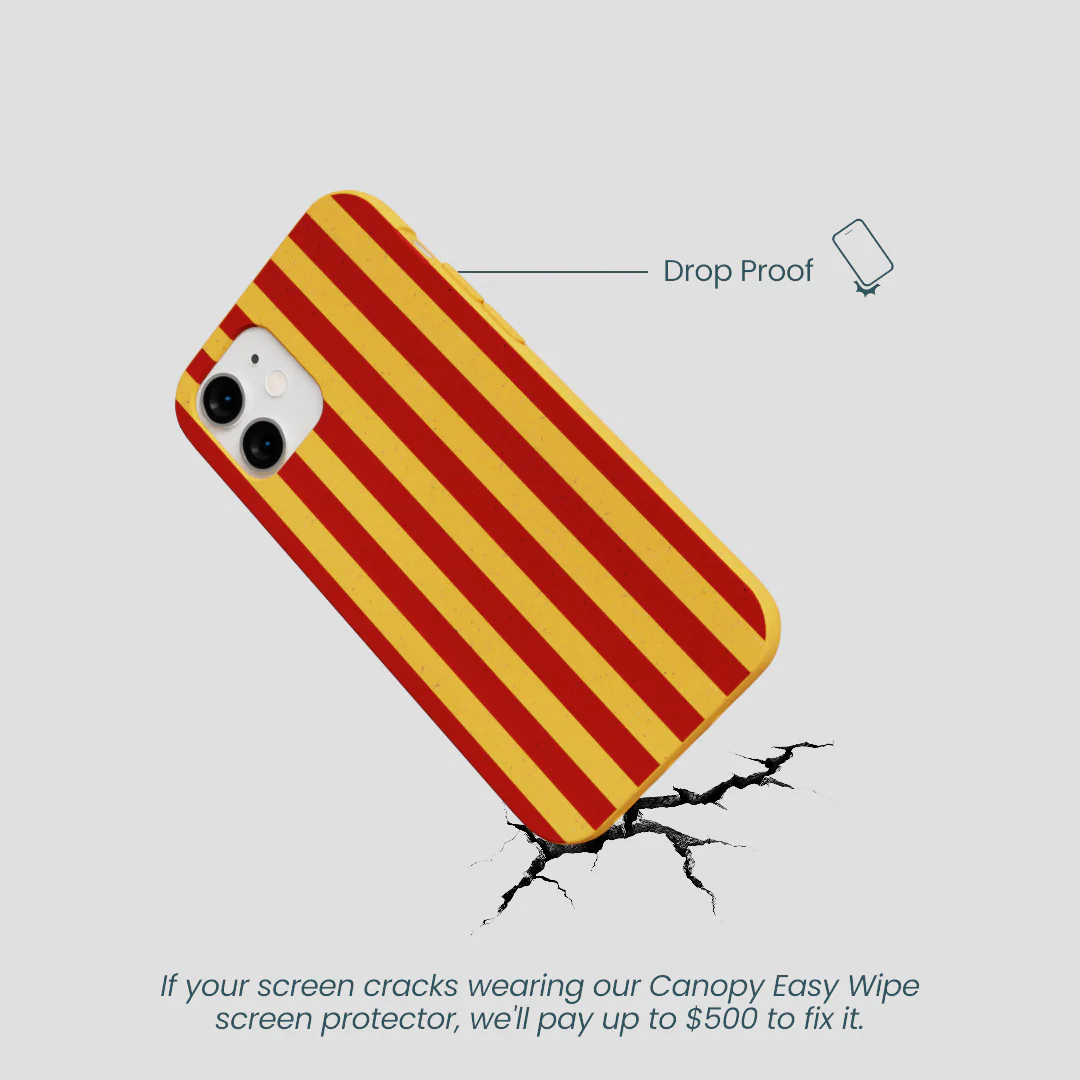 Honey Circus Stripes iPhone 12 Mini Case - Image 4