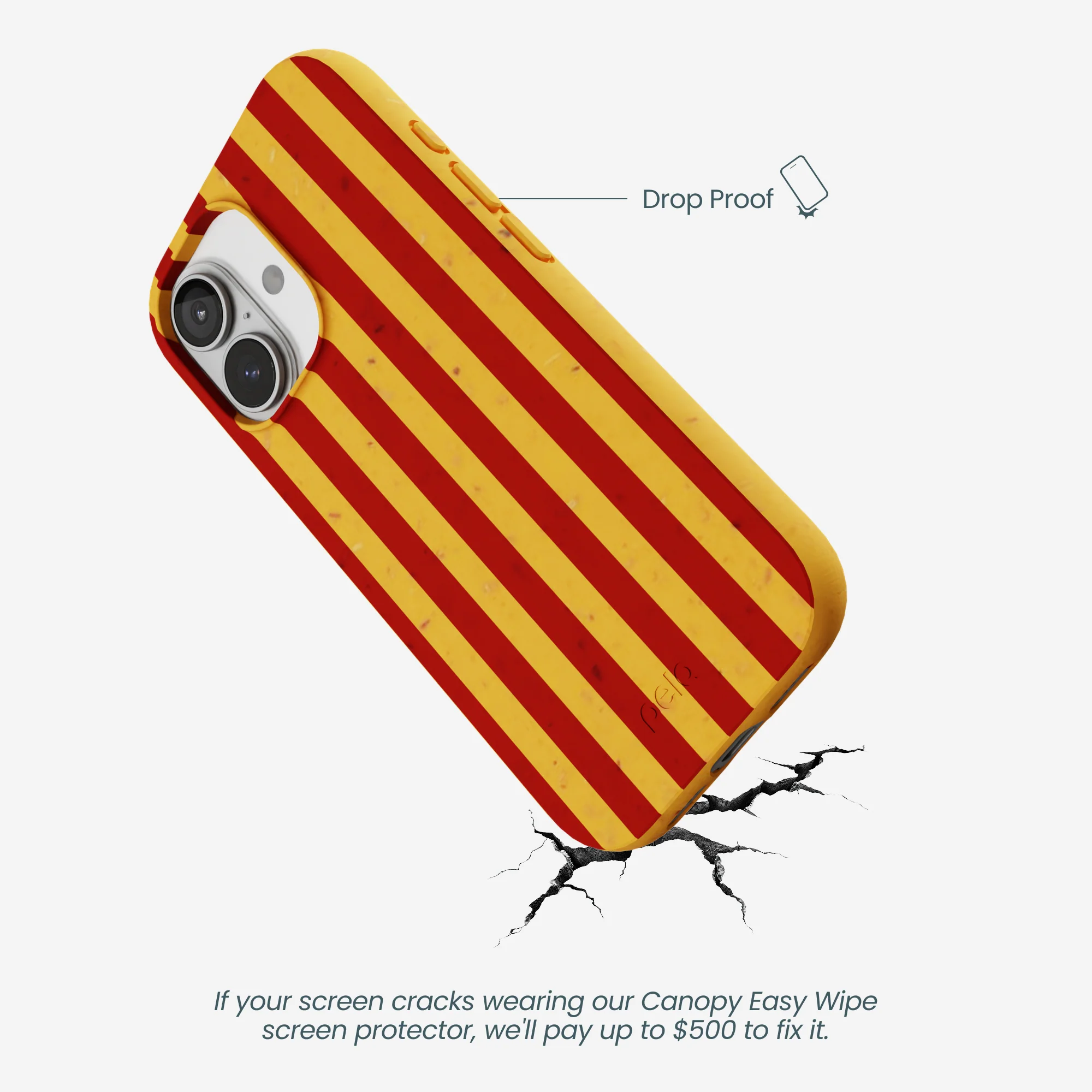 Honey Circus Stripes iPhone 17 Case - Image 4