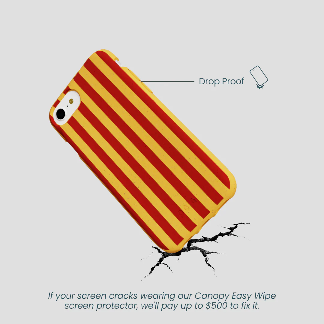 Honey Circus Stripes iPhone 6/6s/7/8/SE Case - Image 4
