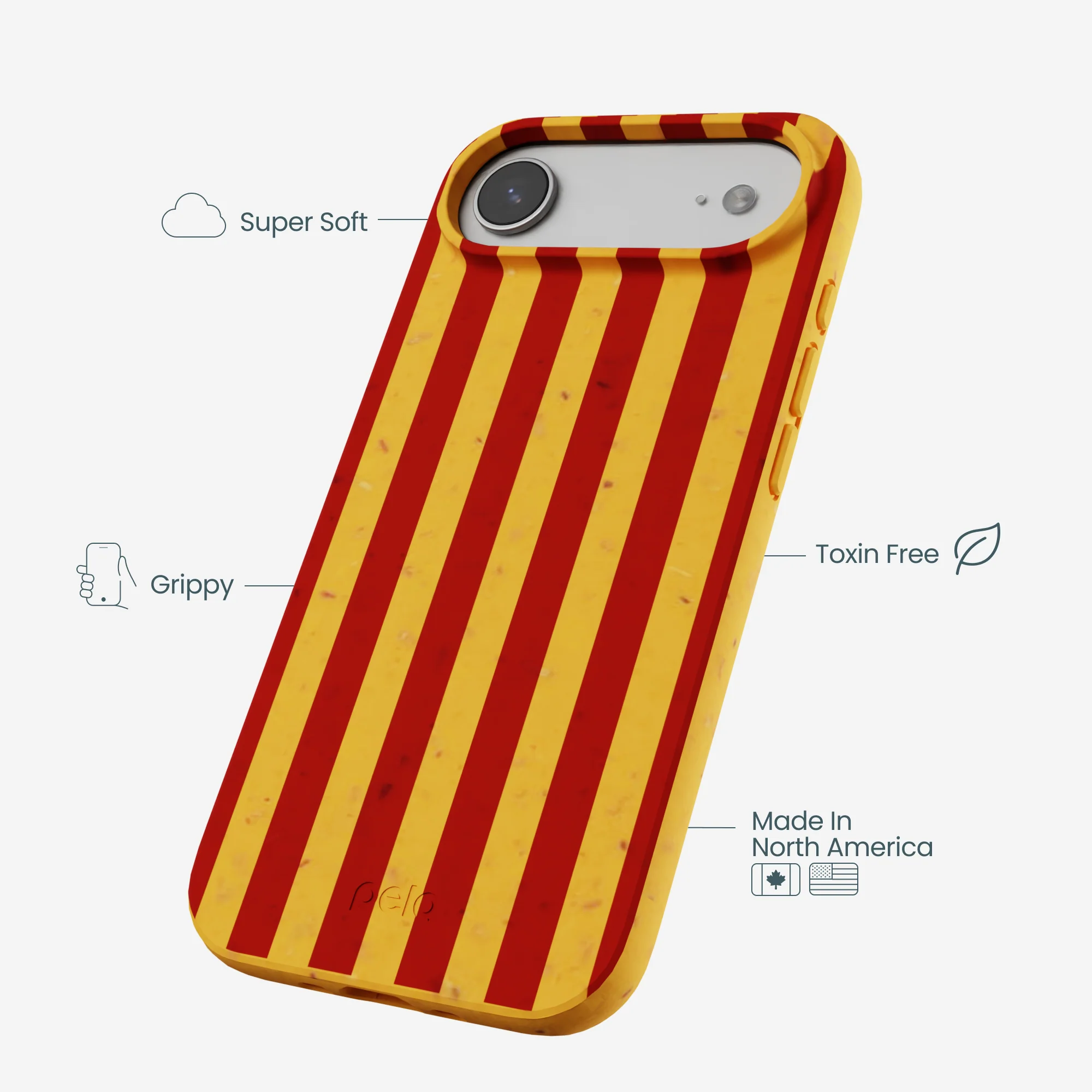 Honey Circus Stripes iPhone Air Case - Image 3