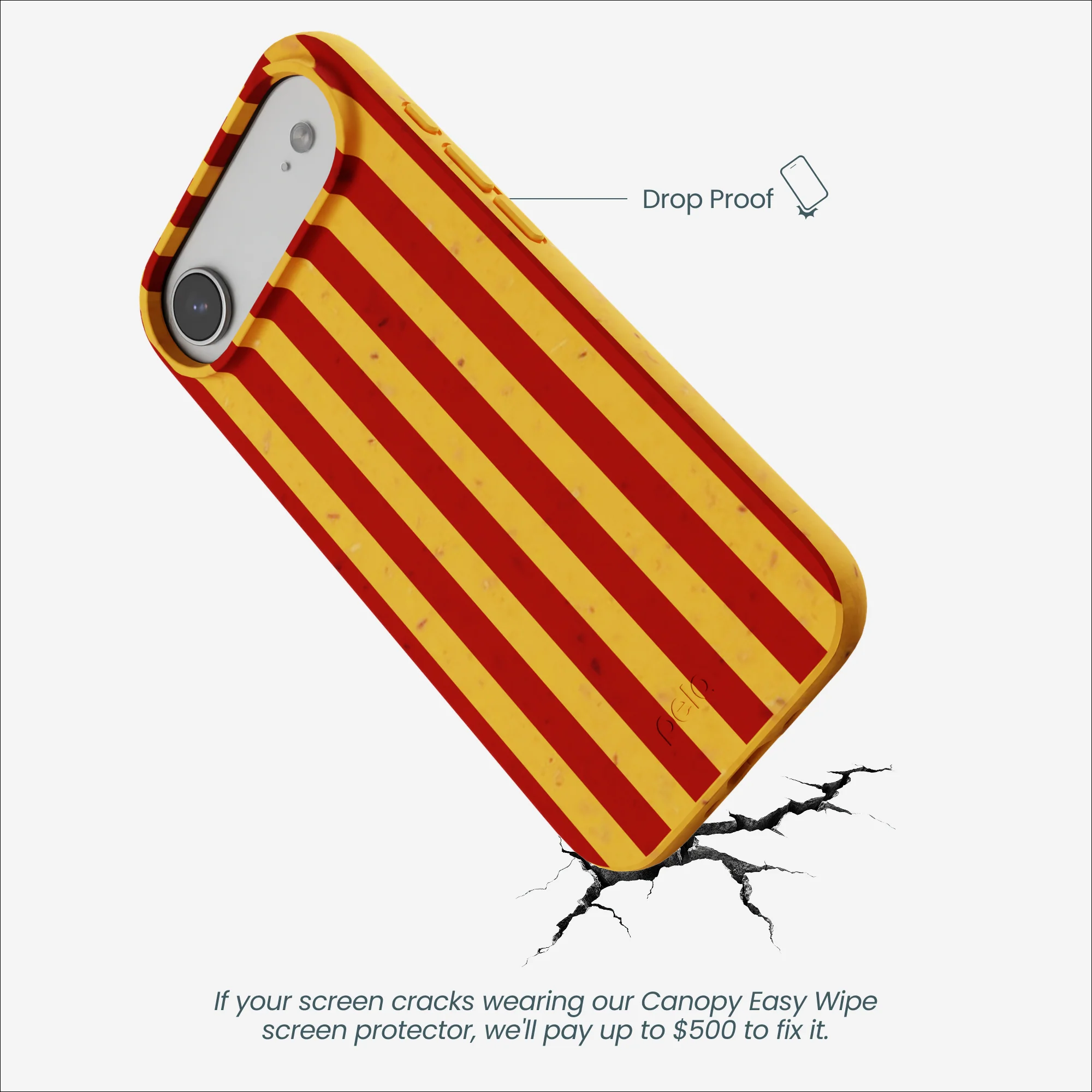 Honey Circus Stripes iPhone Air Case - Image 4