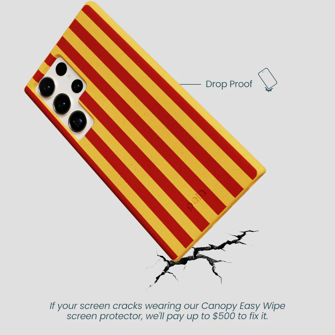 Honey Circus Stripes Samsung Galaxy S24 Ultra Case - Image 4