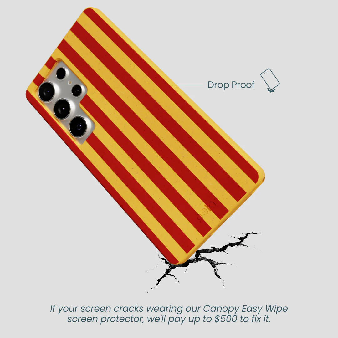 Honey Circus Stripes Samsung Galaxy S25 Ultra Case - Image 4