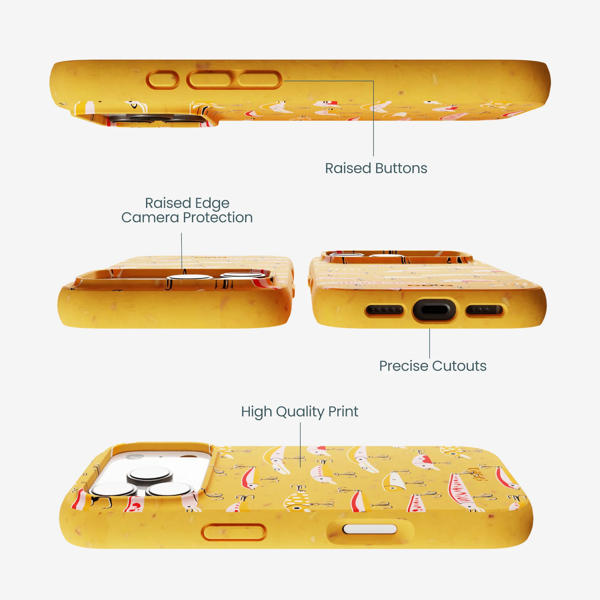 Honey Cute Catch iPhone 17 Pro Case - Image 3