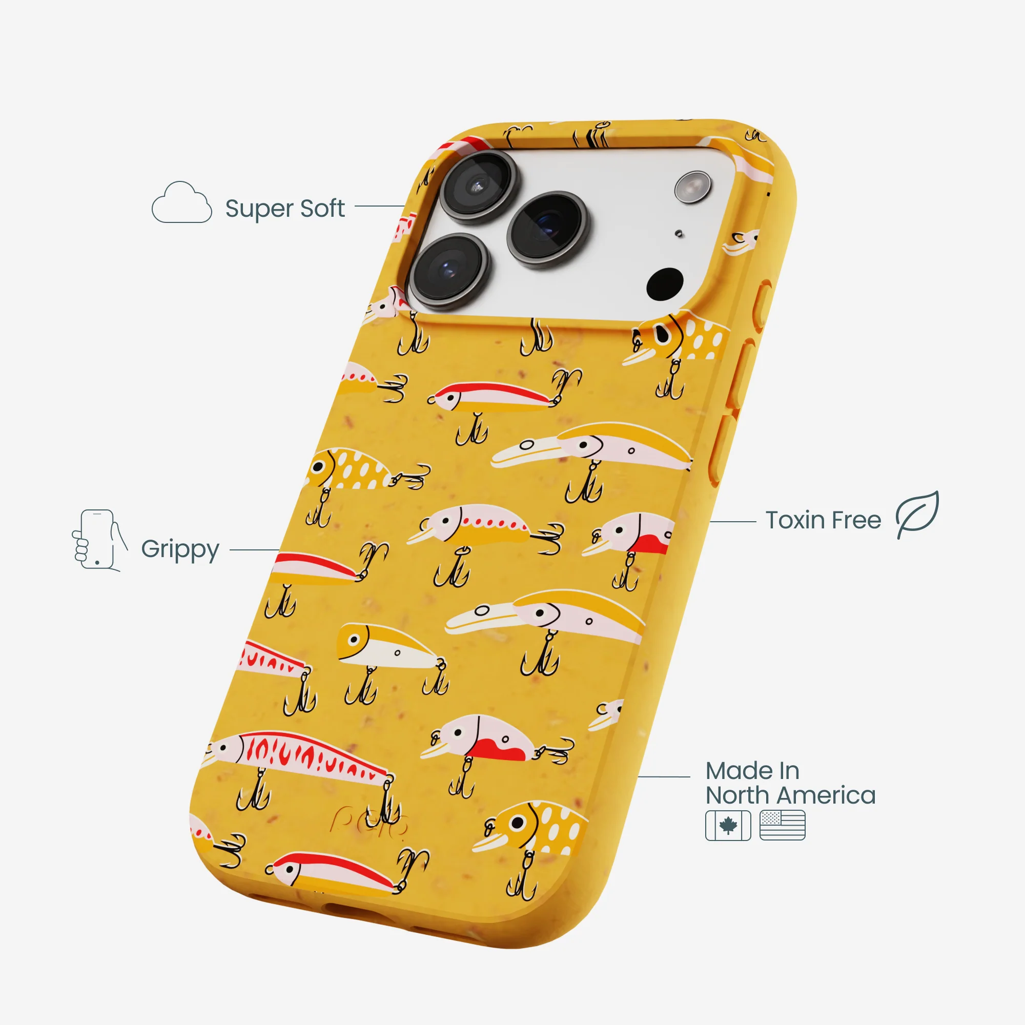 Honey Cute Catch iPhone 17 Pro Case - Image 4