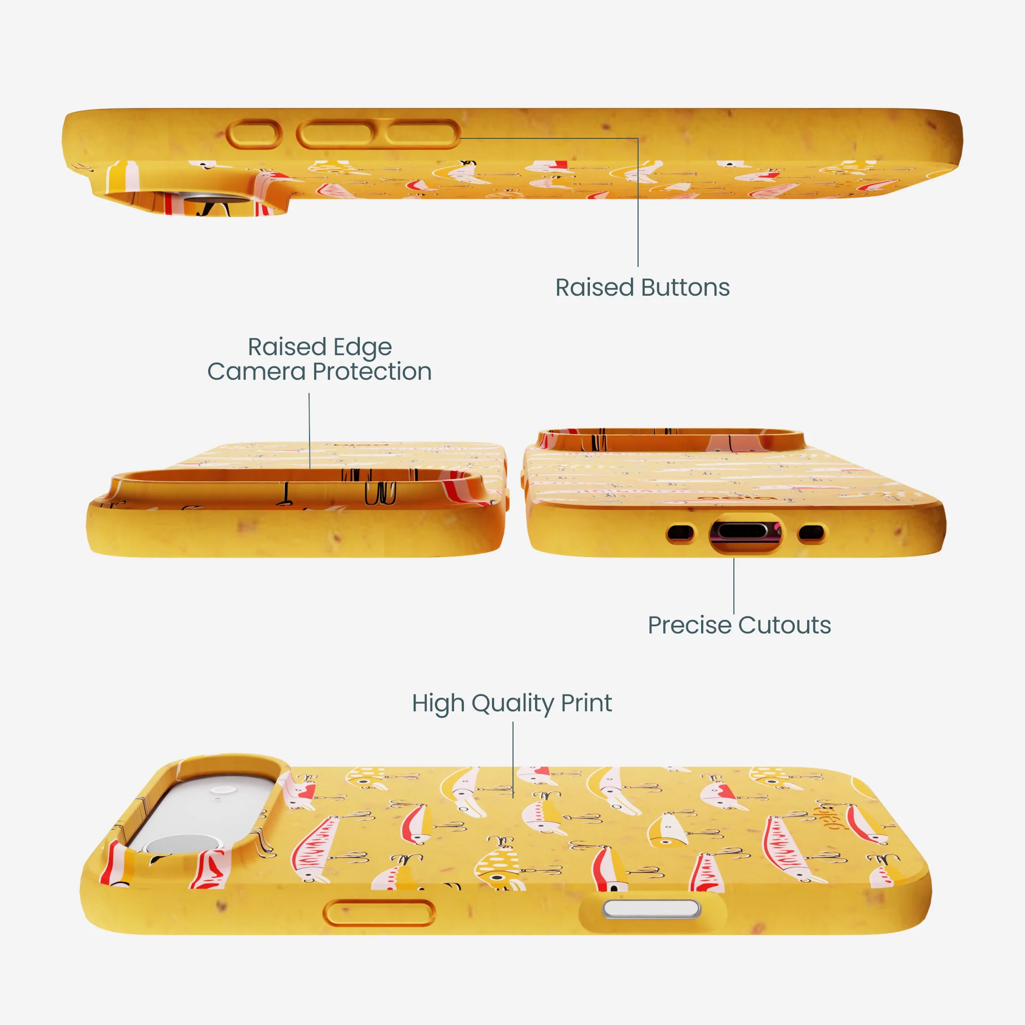 Honey Cute Catch iPhone Air Case - Image 3