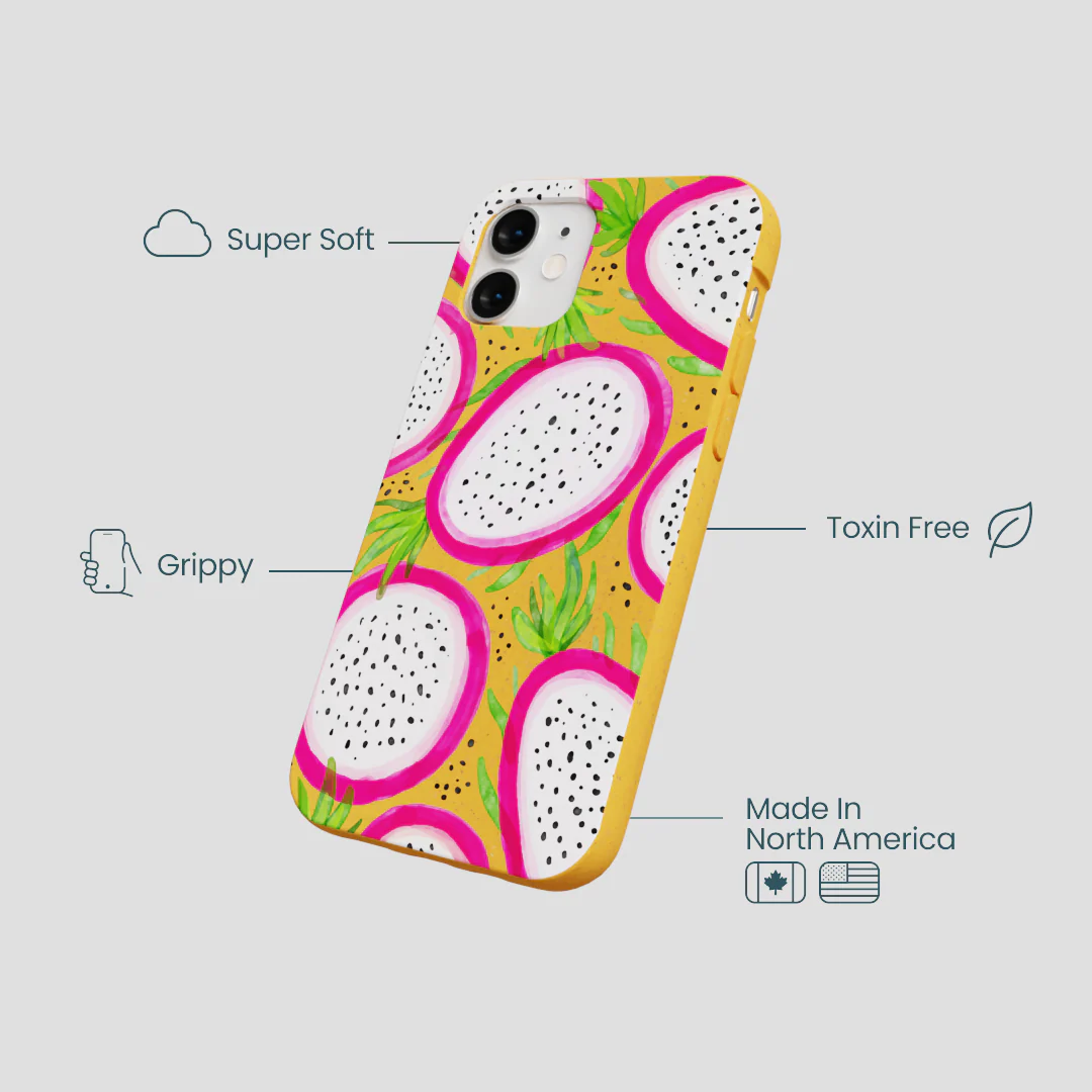 Honey Dragonfruit Pop iPhone 12 Mini Case - Image 4