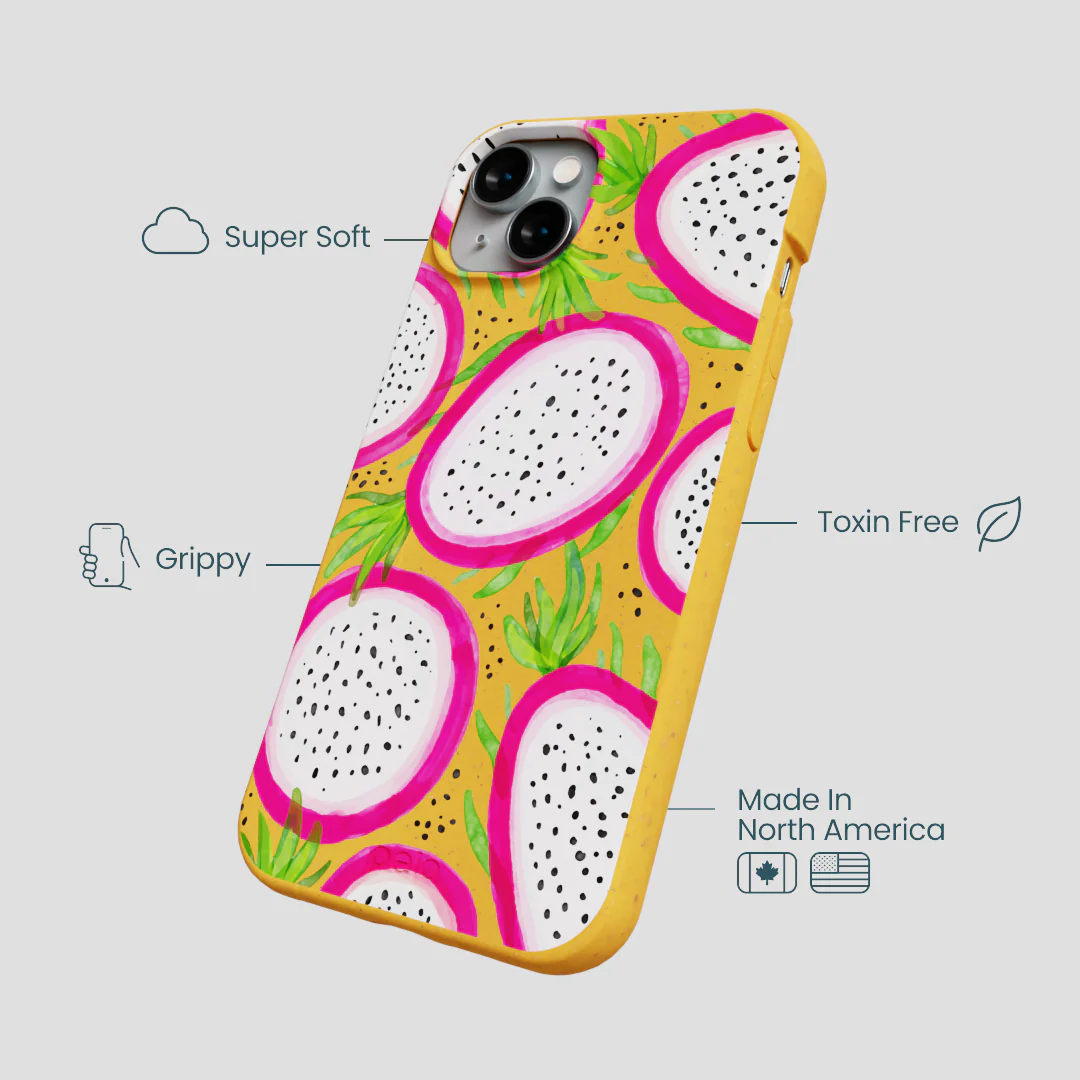 Honey Dragonfruit Pop iPhone 14 Plus Case - Image 4