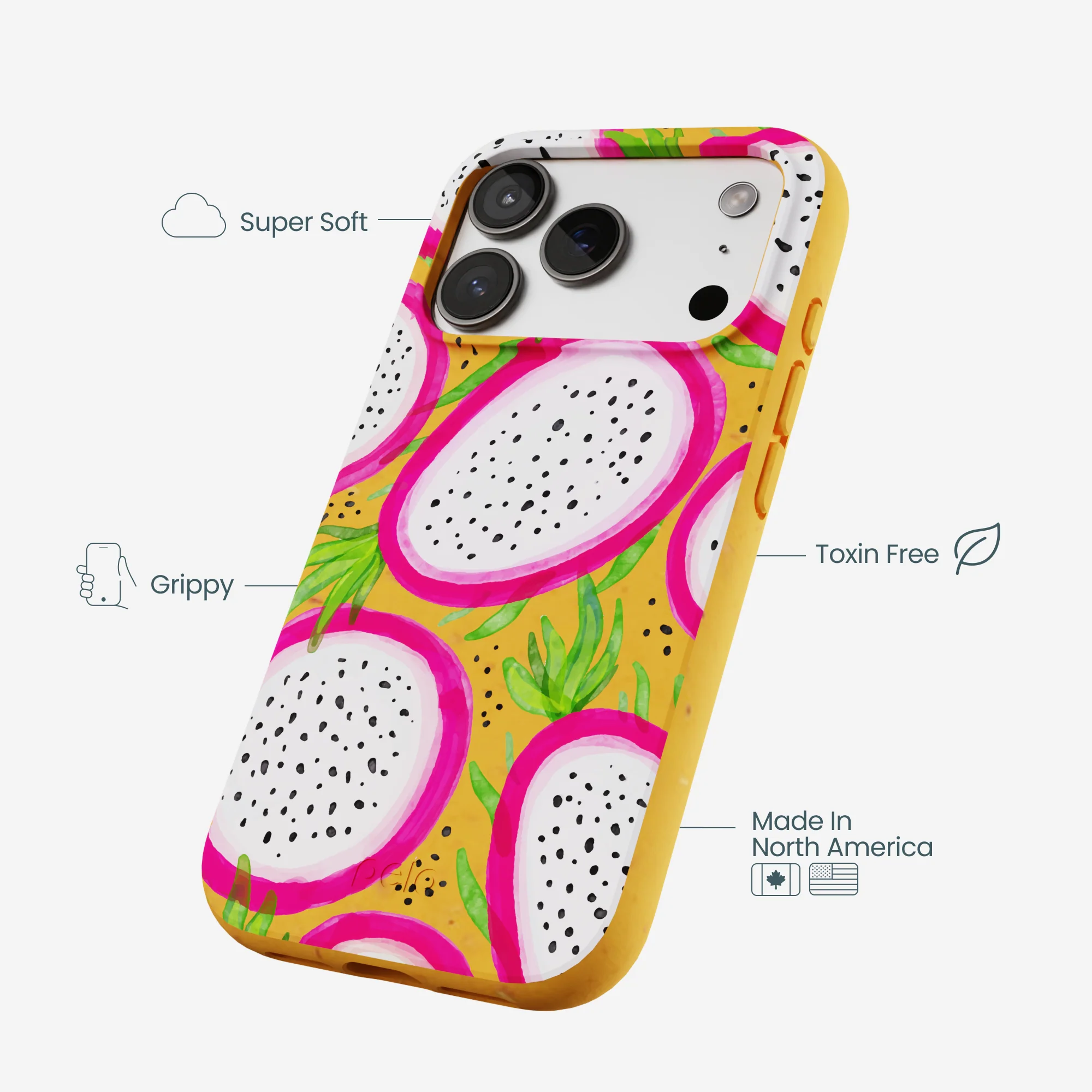 Honey Dragonfruit Pop iPhone 17 Pro Case - Image 4