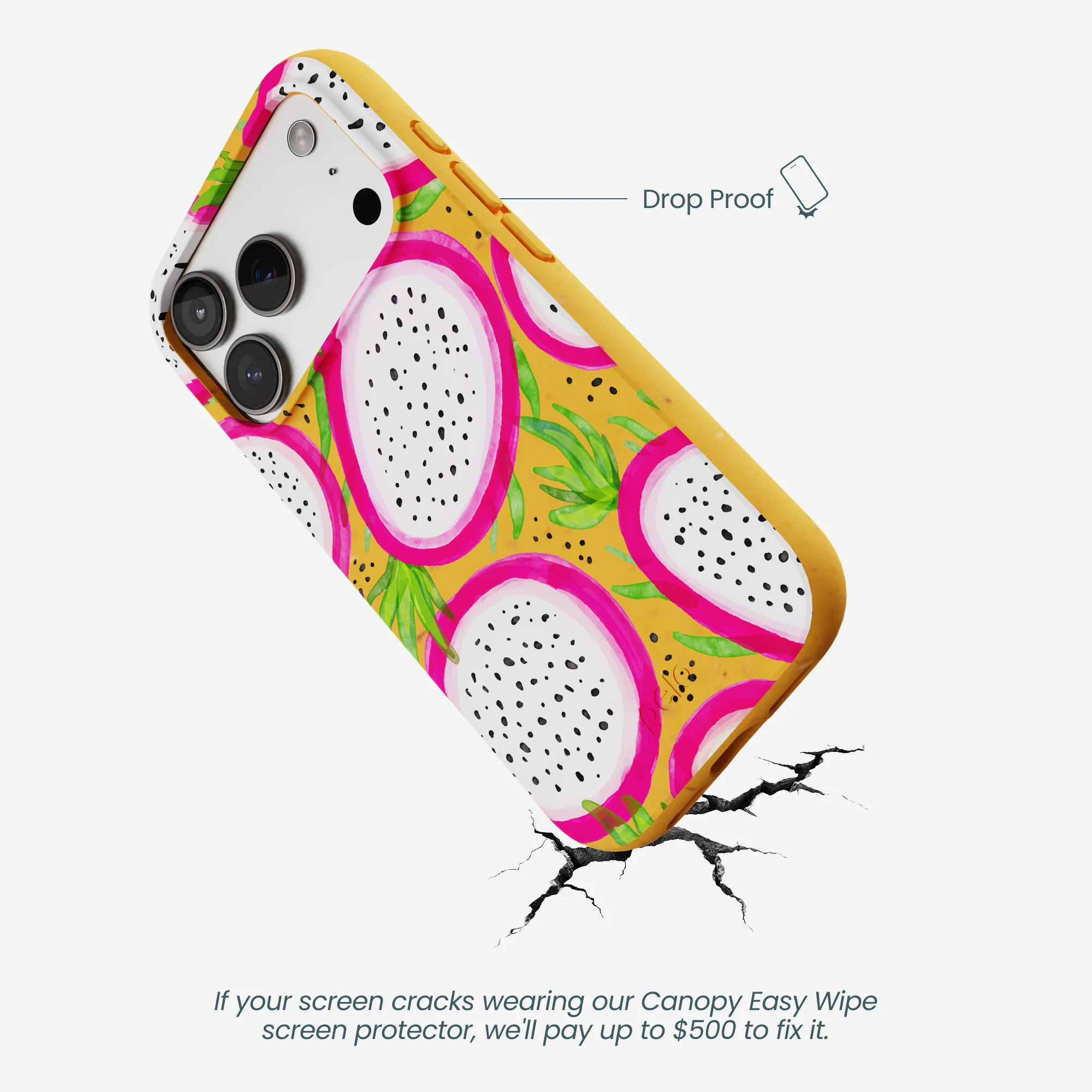 Honey Dragonfruit Pop iPhone 17 Pro Case - Image 5