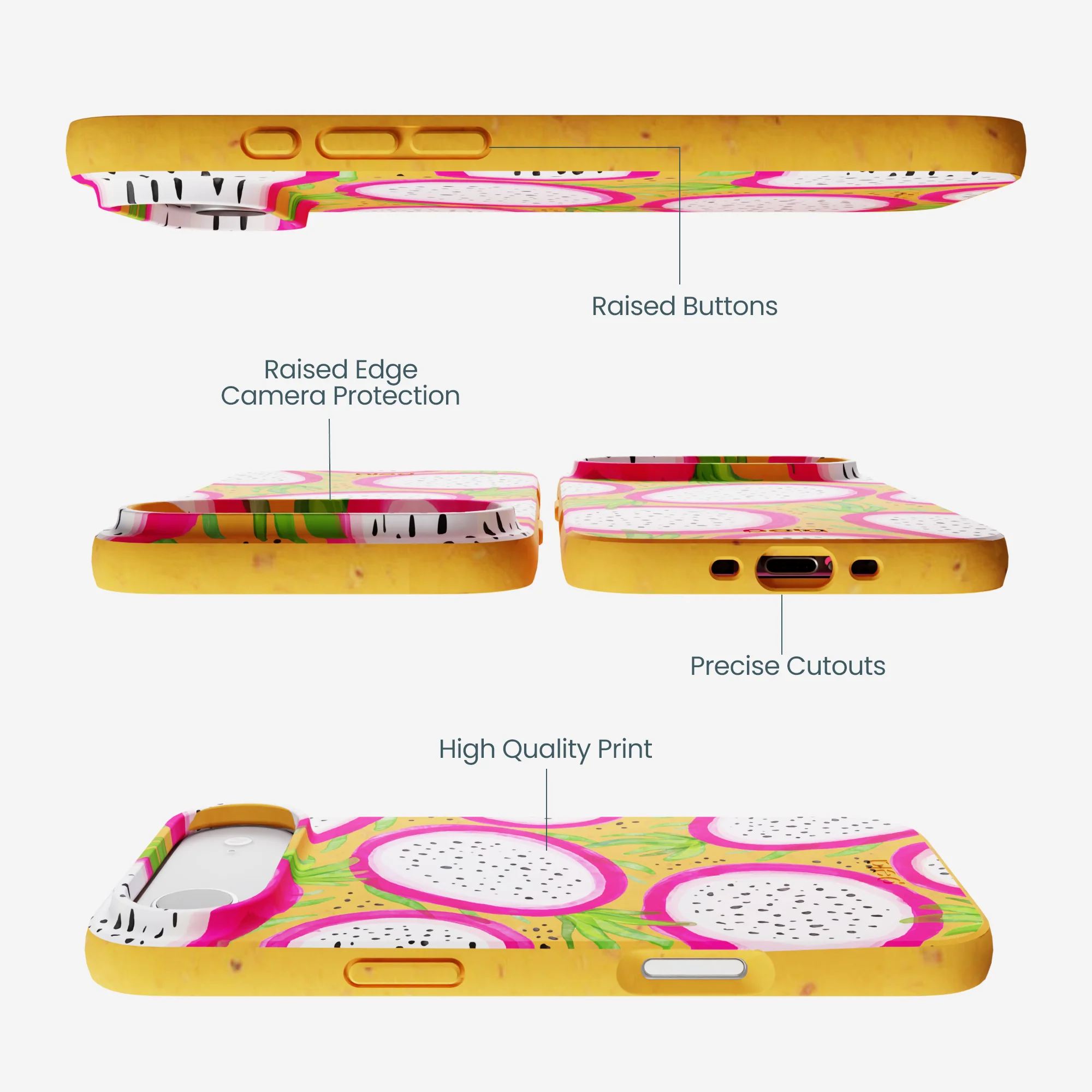 Honey Dragonfruit Pop iPhone Air Case - Image 3