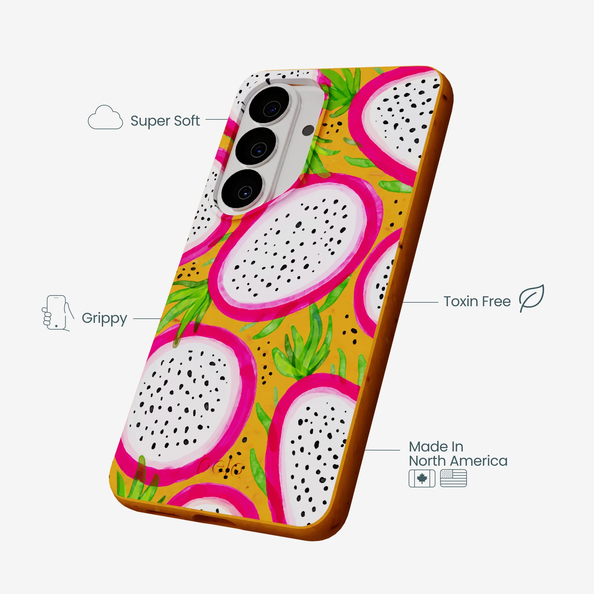 Honey Dragonfruit Pop Samsung Galaxy S26 Case - Image 4