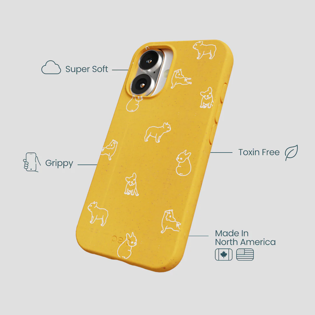 Honey Easy Breezy Frenchie iPhone 16 Case - Image 4