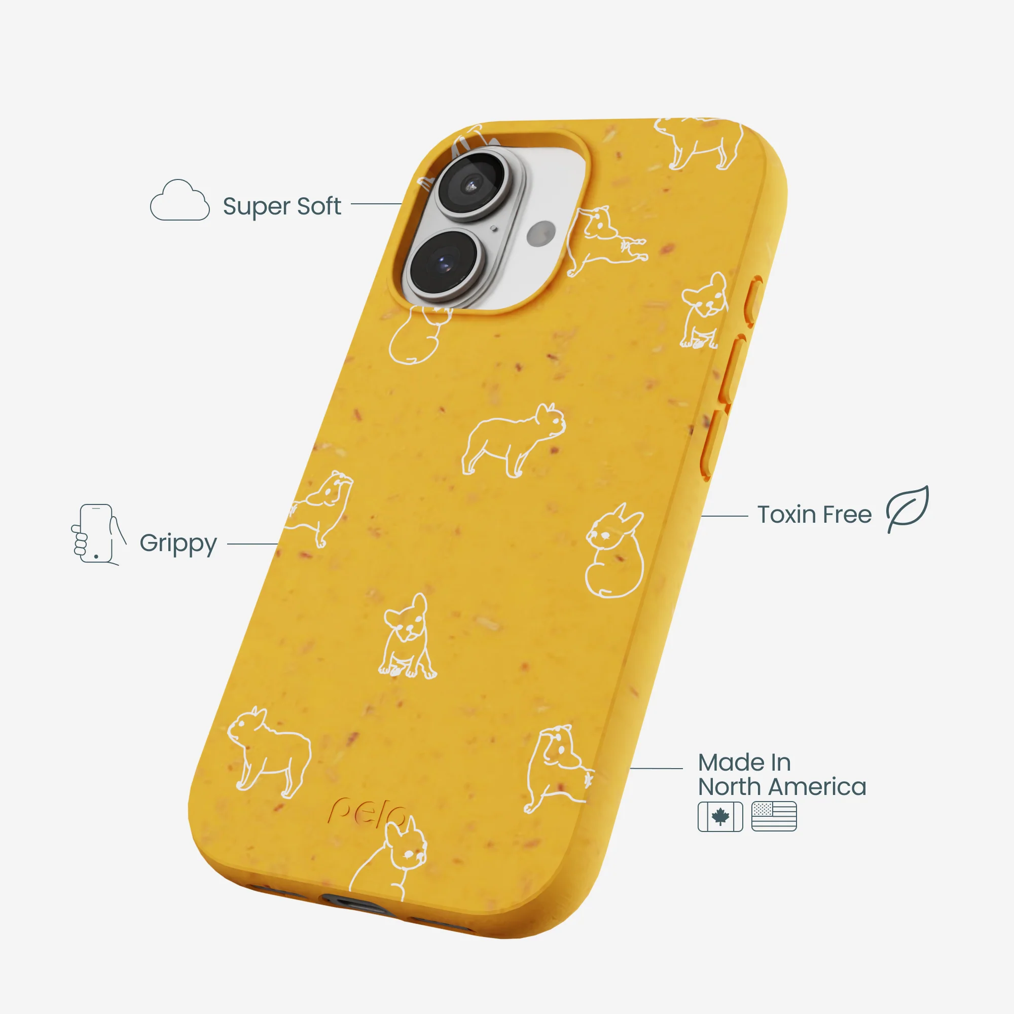 Honey Easy Breezy Frenchie iPhone 17 Case - Image 4