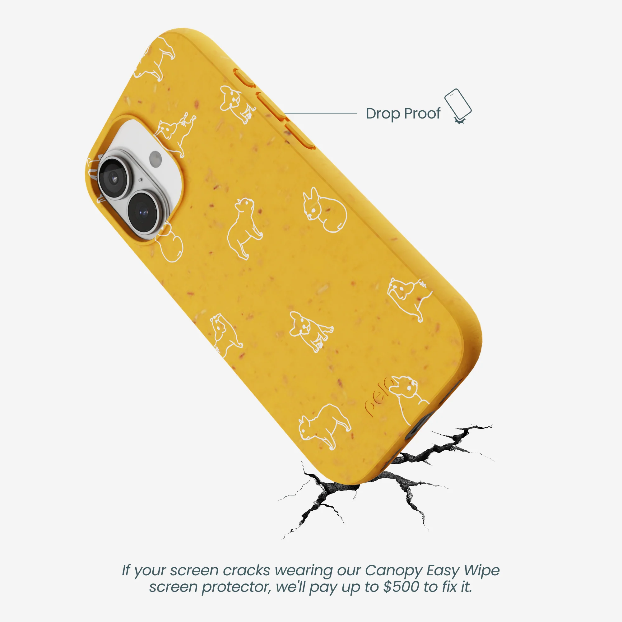 Honey Easy Breezy Frenchie iPhone 17 Case - Image 5