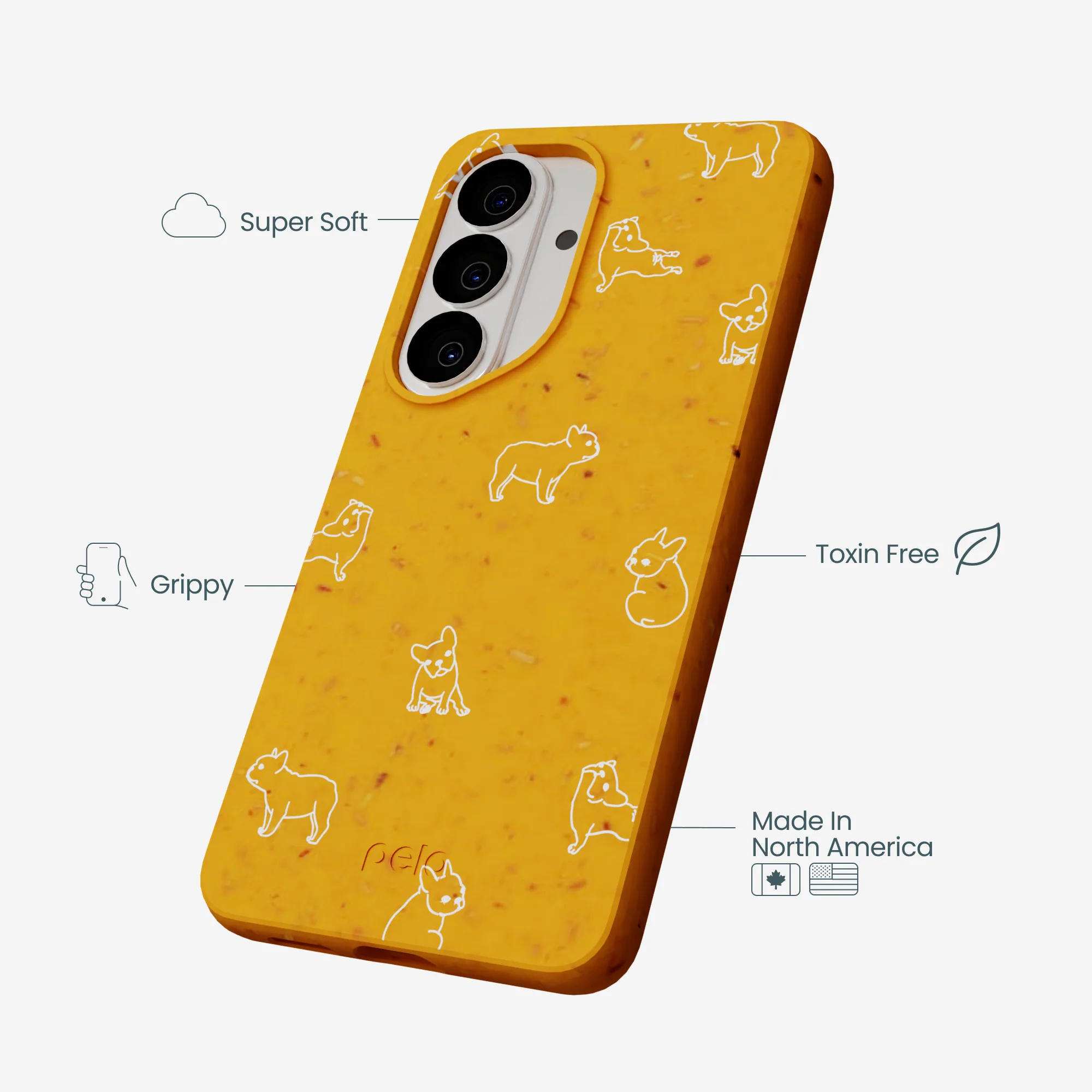 Honey Easy Breezy Frenchie Samsung Galaxy S26 Case - Image 3