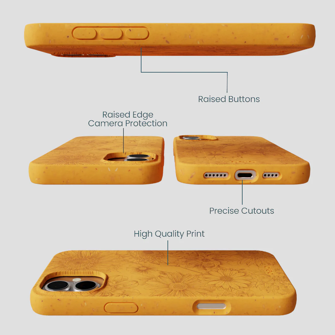Honey Flora iPhone 16 Plus Case - Image 3