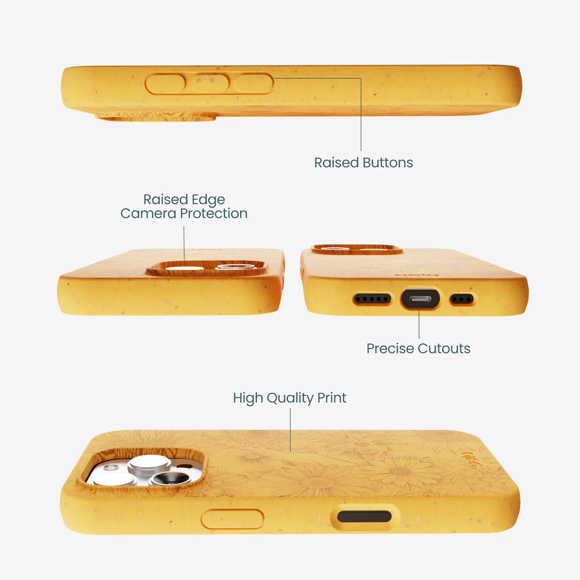 Honey Flora iPhone 16 Pro Max Case - Image 3