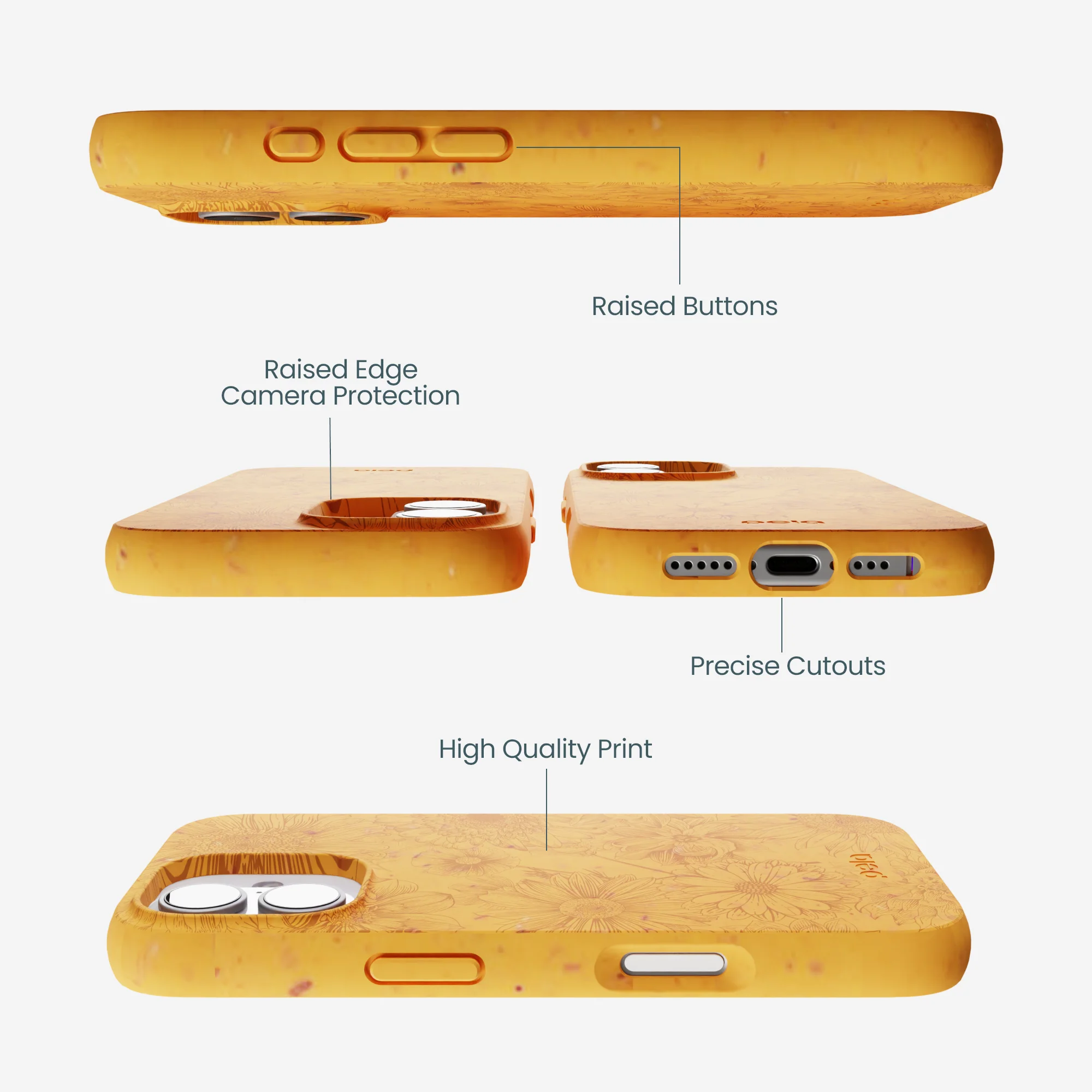 Honey Flora iPhone 17 Case - Image 3