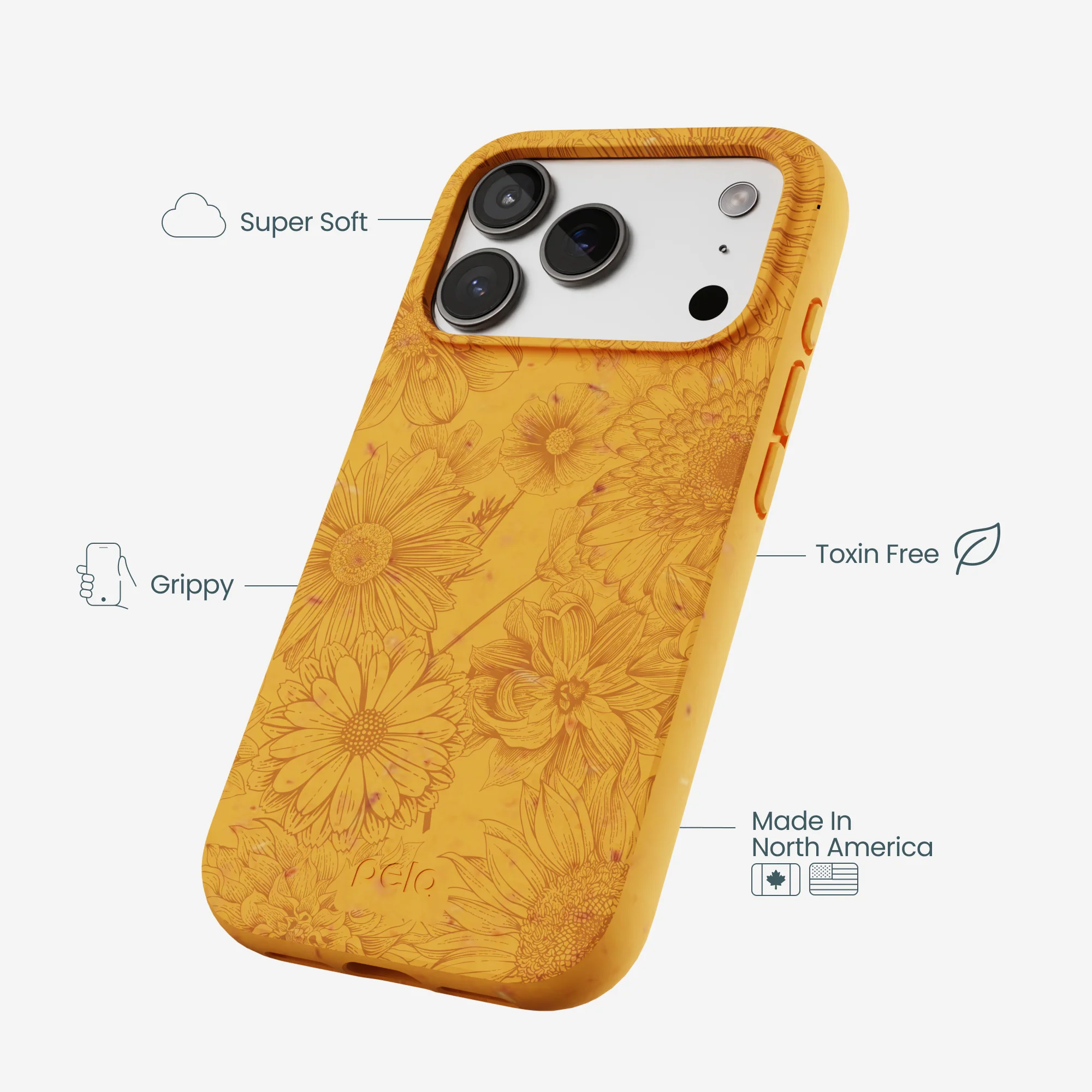Honey Flora iPhone 17 Pro Case - Image 4