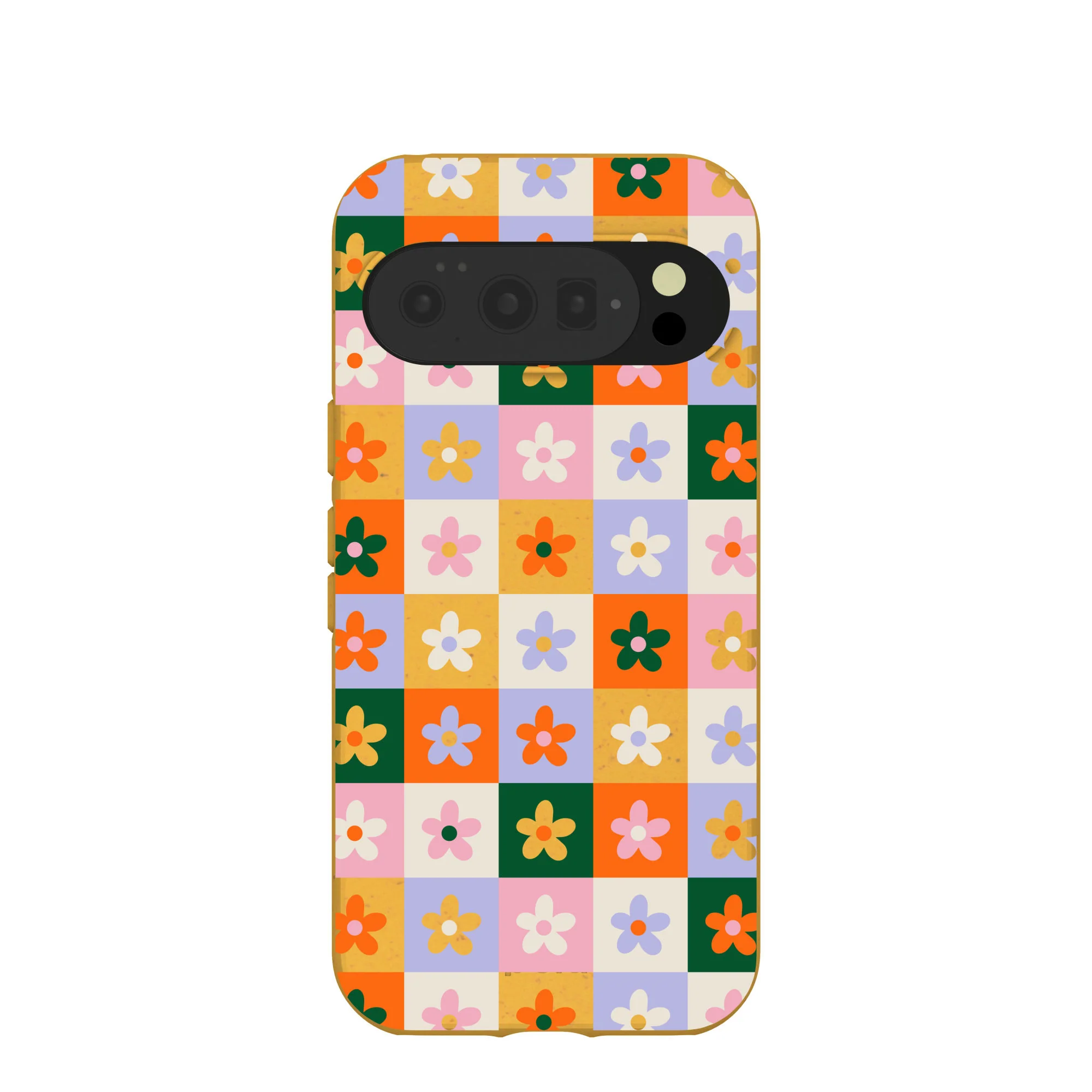 Honey Flower Tiles Google Pixel 10/10 Pro Case