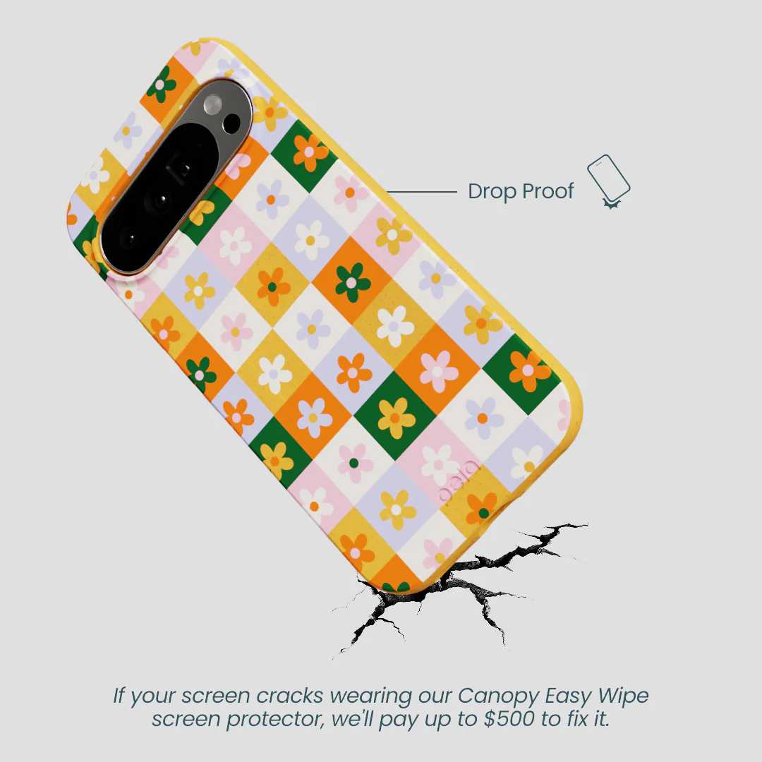 Honey Flower Tiles Google Pixel 10 Pro XL Case - Image 4
