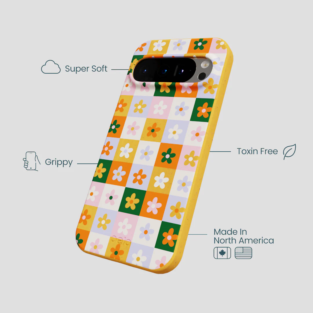 Honey Flower Tiles Google Pixel 9/9 Pro Case - Image 3