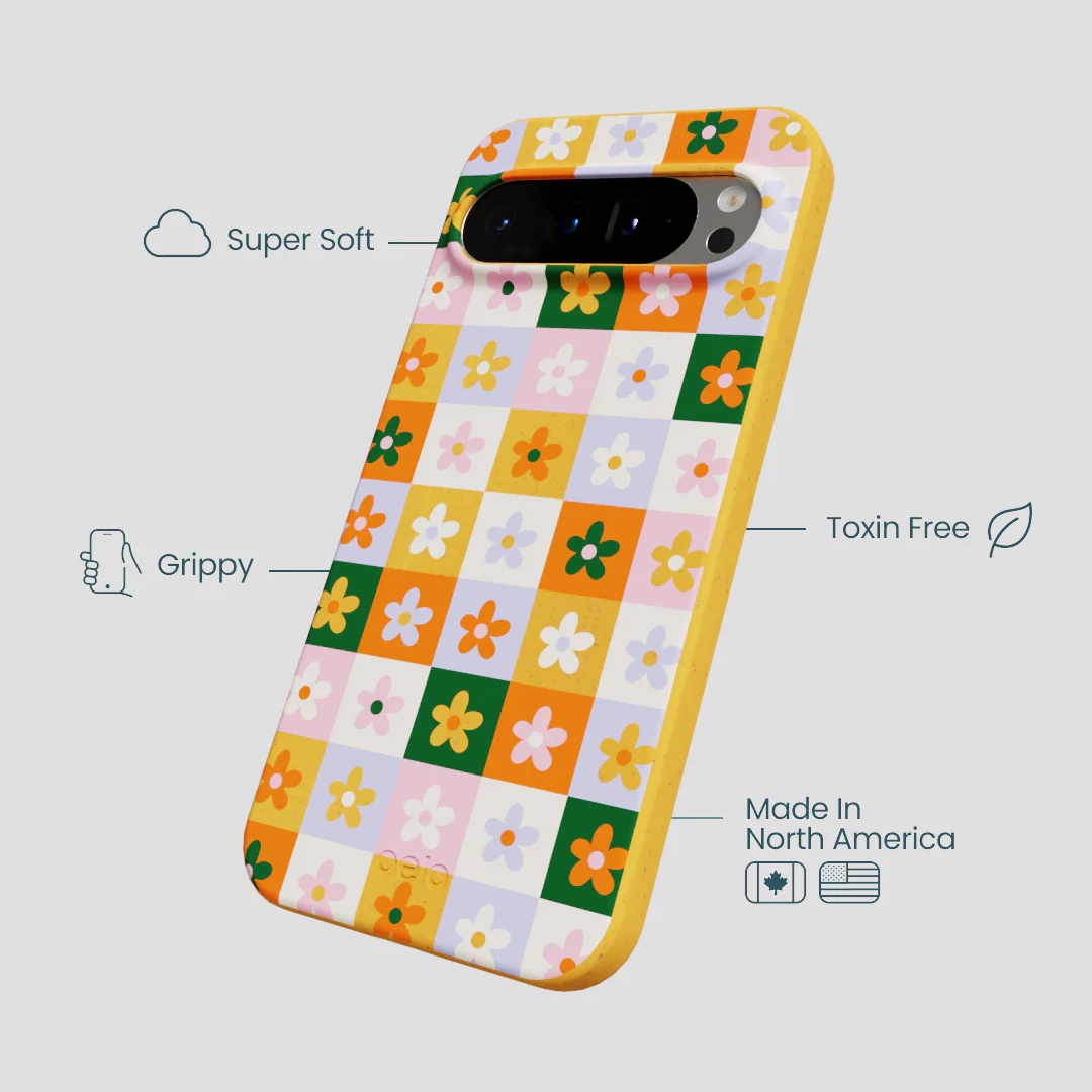 Honey Flower Tiles Google Pixel 9 Pro XL Case - Image 3
