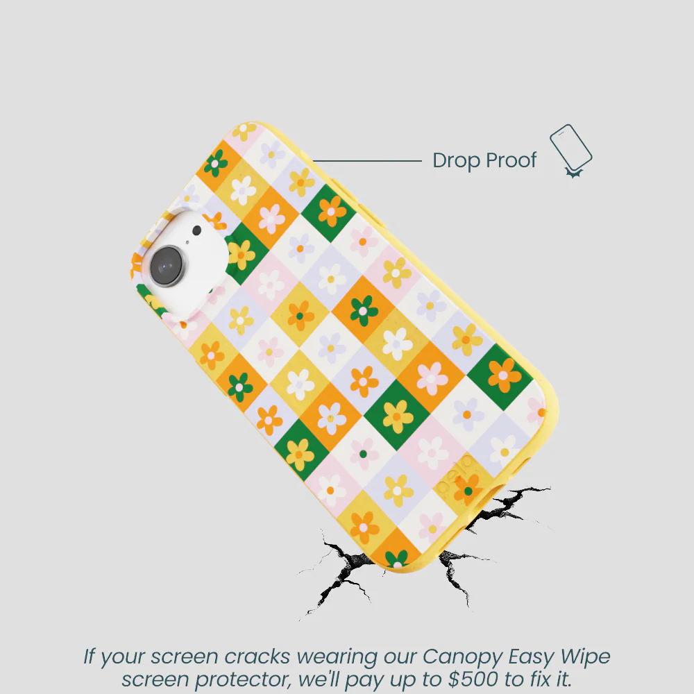 Honey Flower Tiles iPhone 16e/17e Case - Image 5