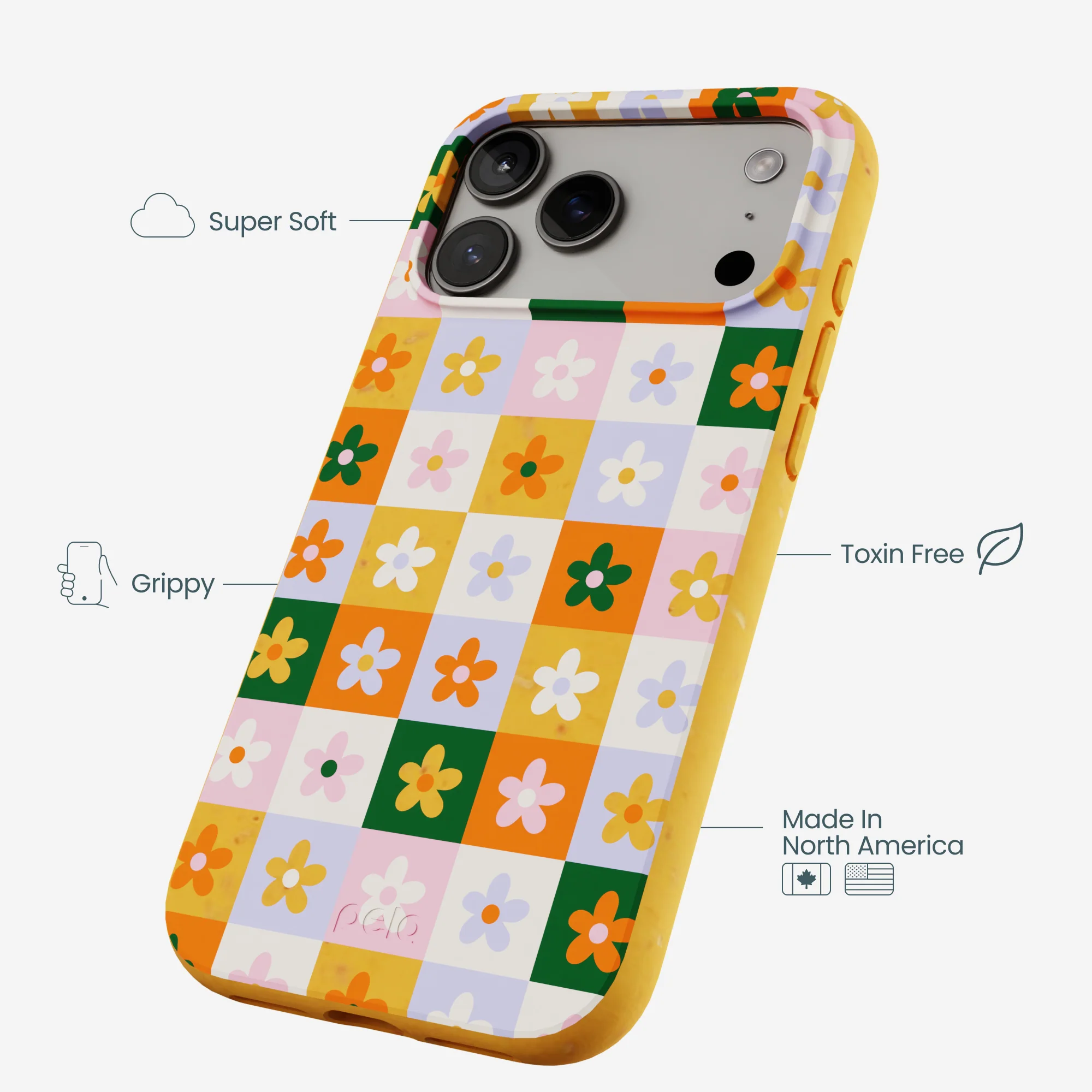 Honey Flower Tiles iPhone 17 Pro Max Case - Image 4
