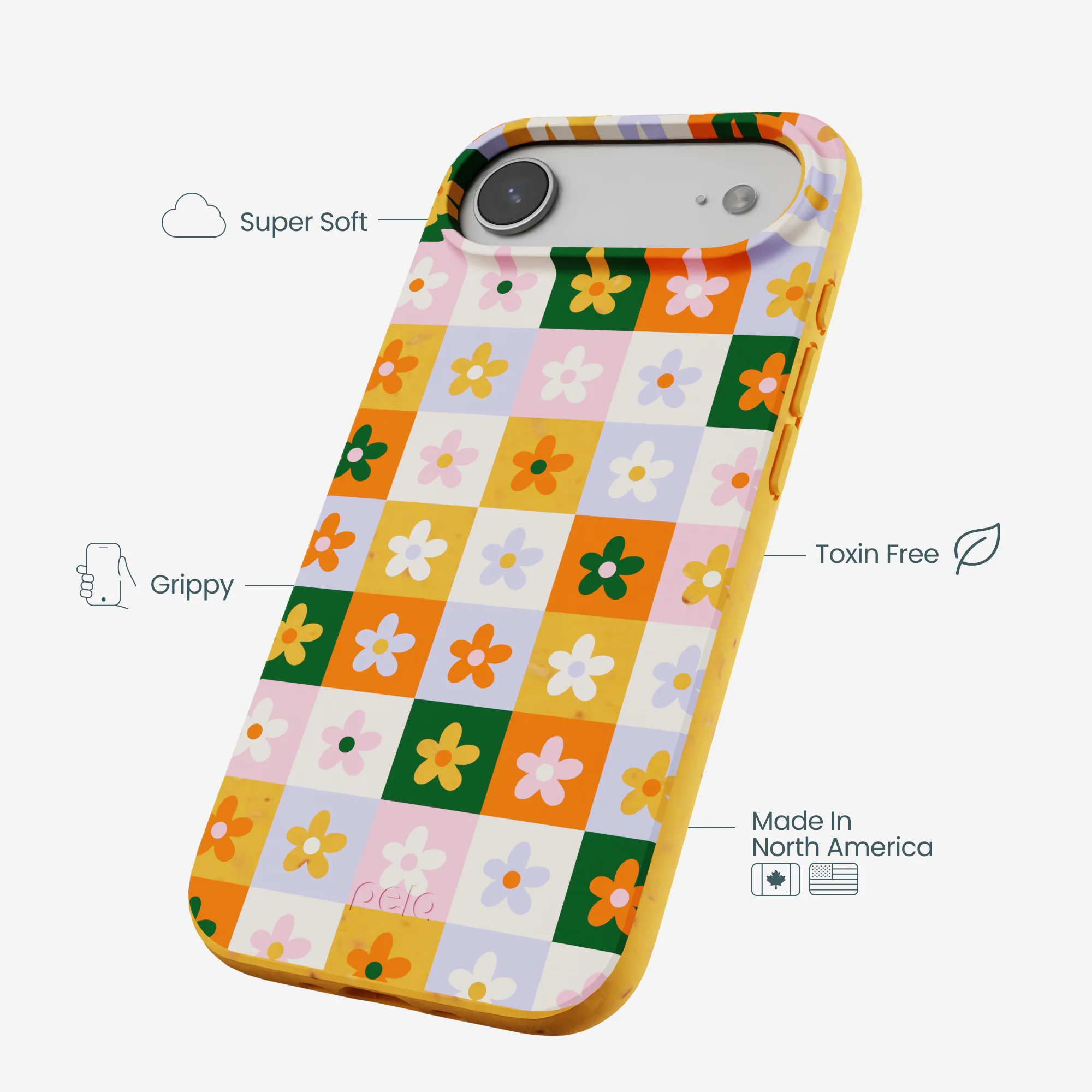 Honey Flower Tiles iPhone Air Case - Image 4