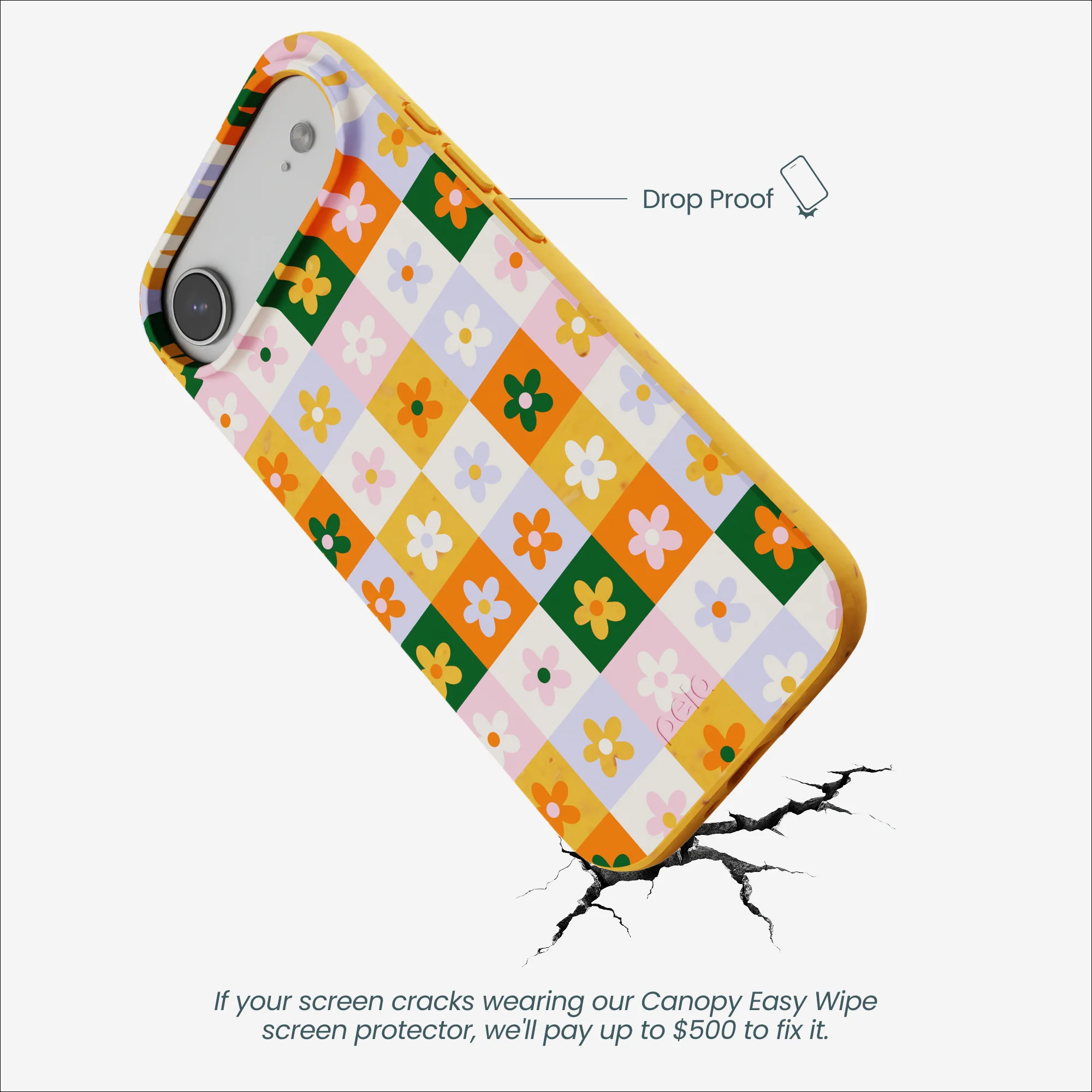 Honey Flower Tiles iPhone Air Case - Image 5