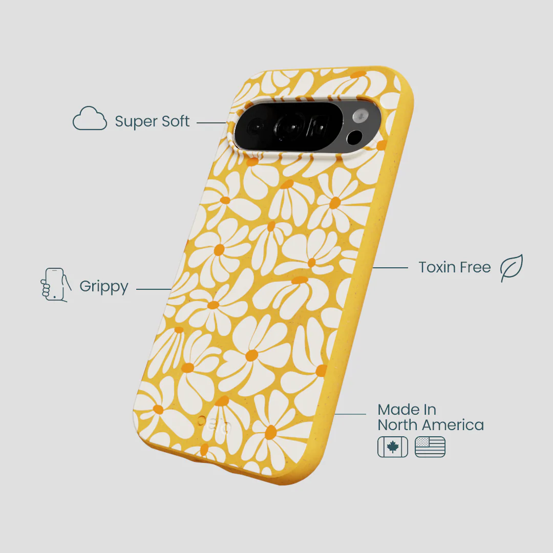 Honey Funky Petals Google Pixel 10/10 Pro Case - Image 3