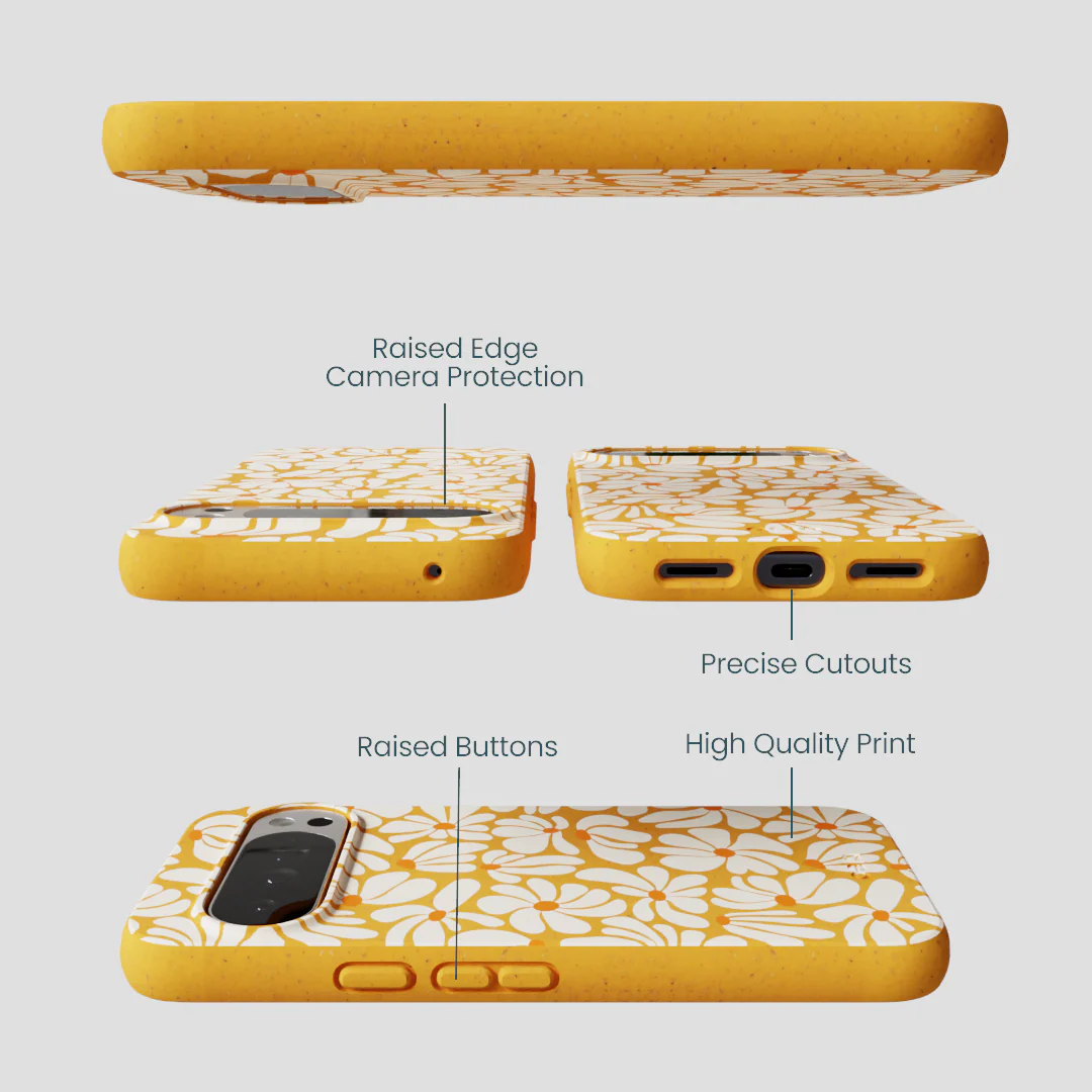 Honey Funky Petals Google Pixel 10 Pro XL Case - Image 2
