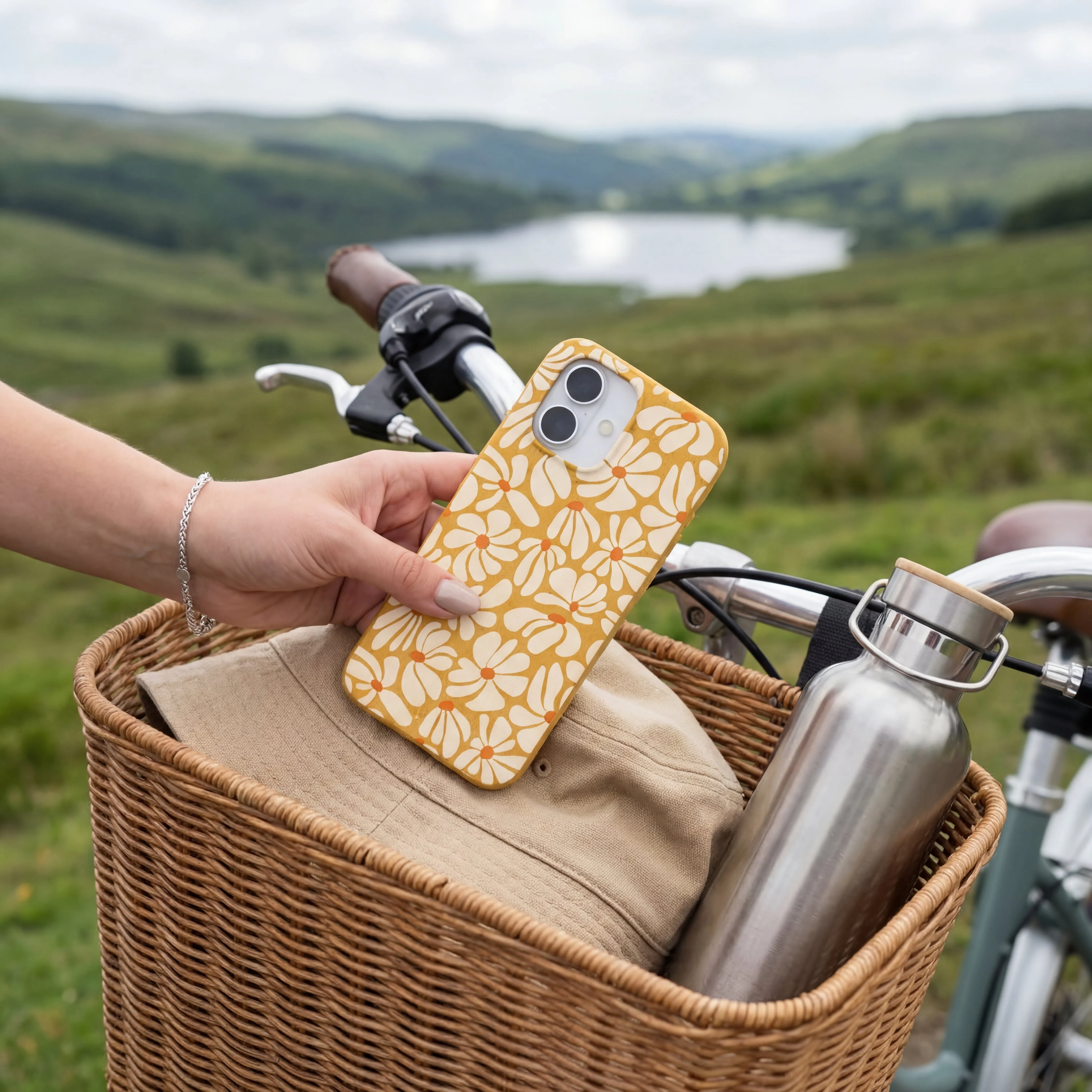 Honey Funky Petals iPhone 17 Pro Case - Image 2