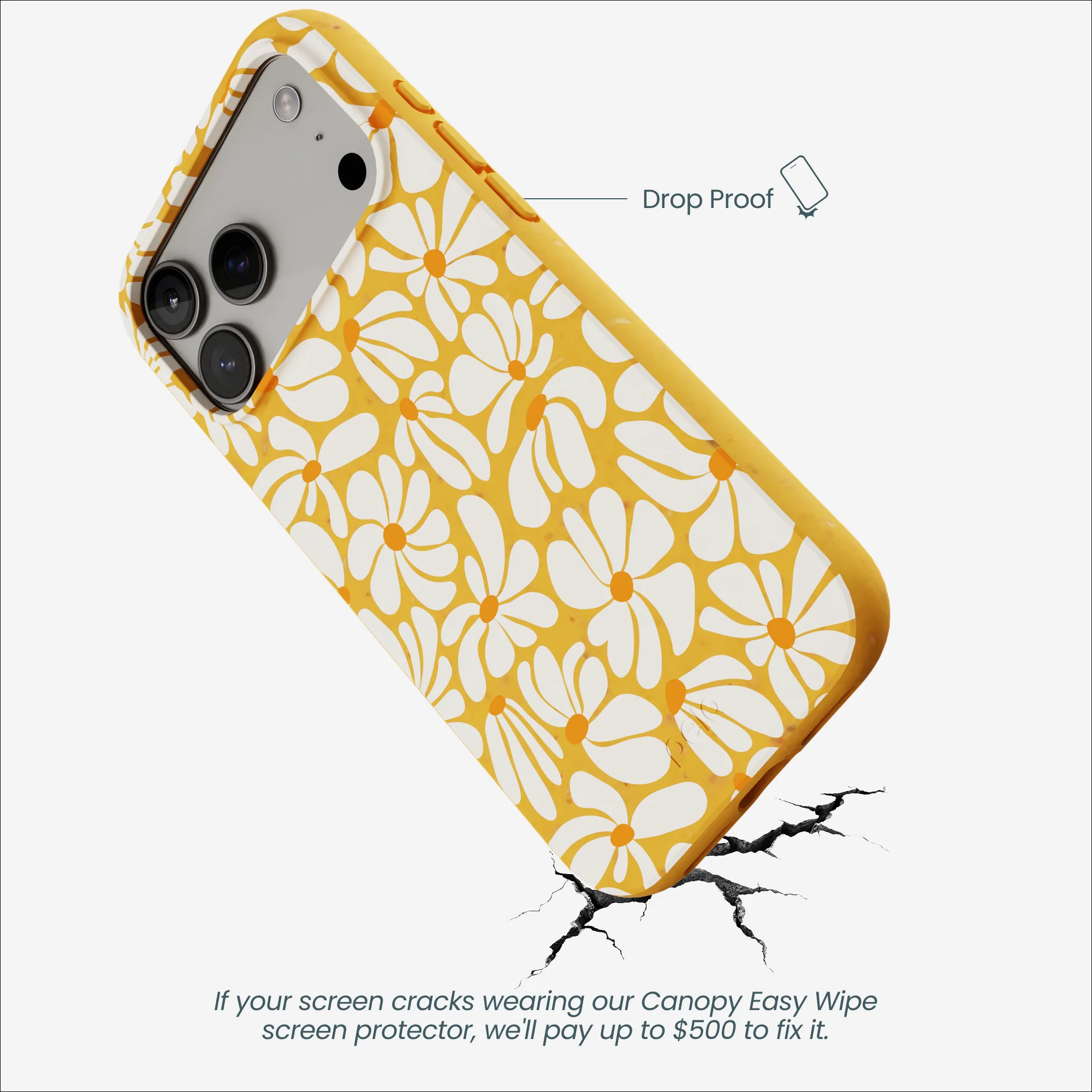 Honey Funky Petals iPhone 17 Pro Max Case - Image 5