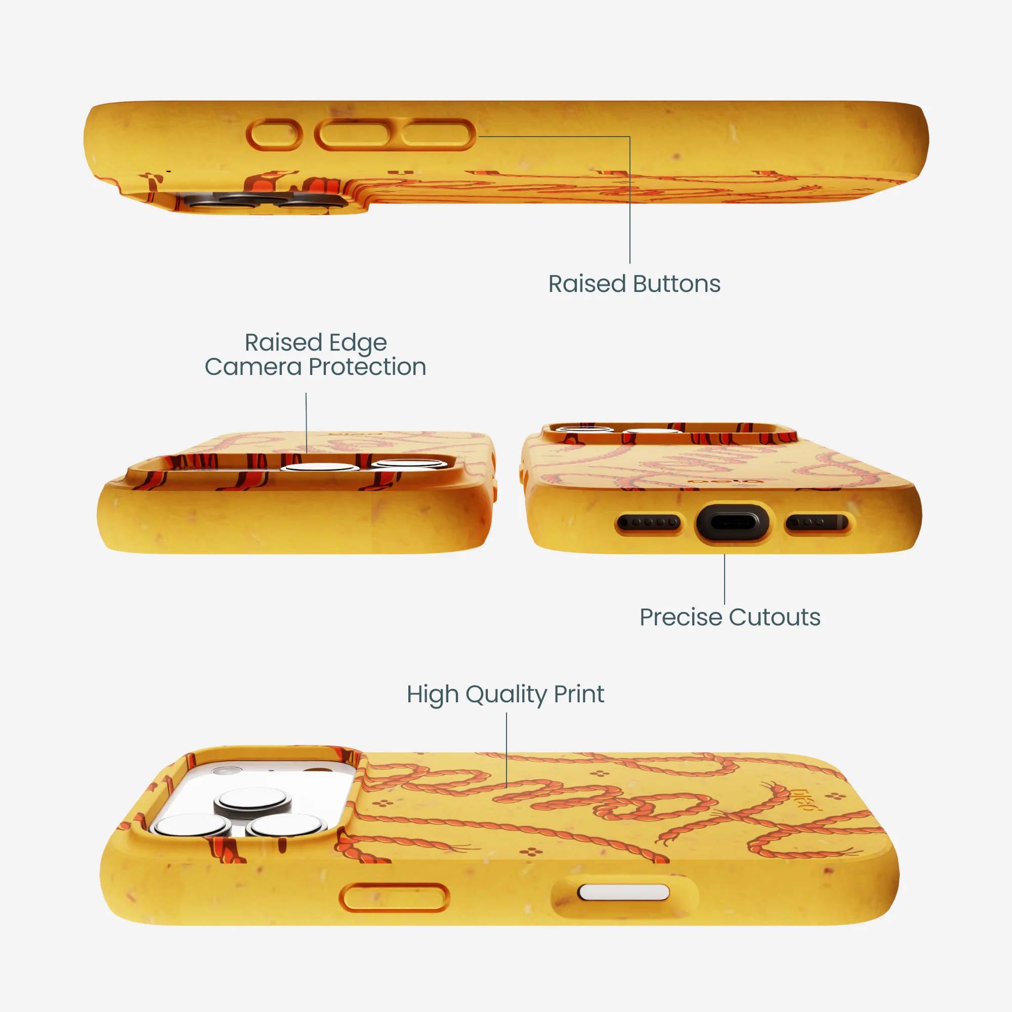 Honey Howdy iPhone 17 Pro Case - Image 3