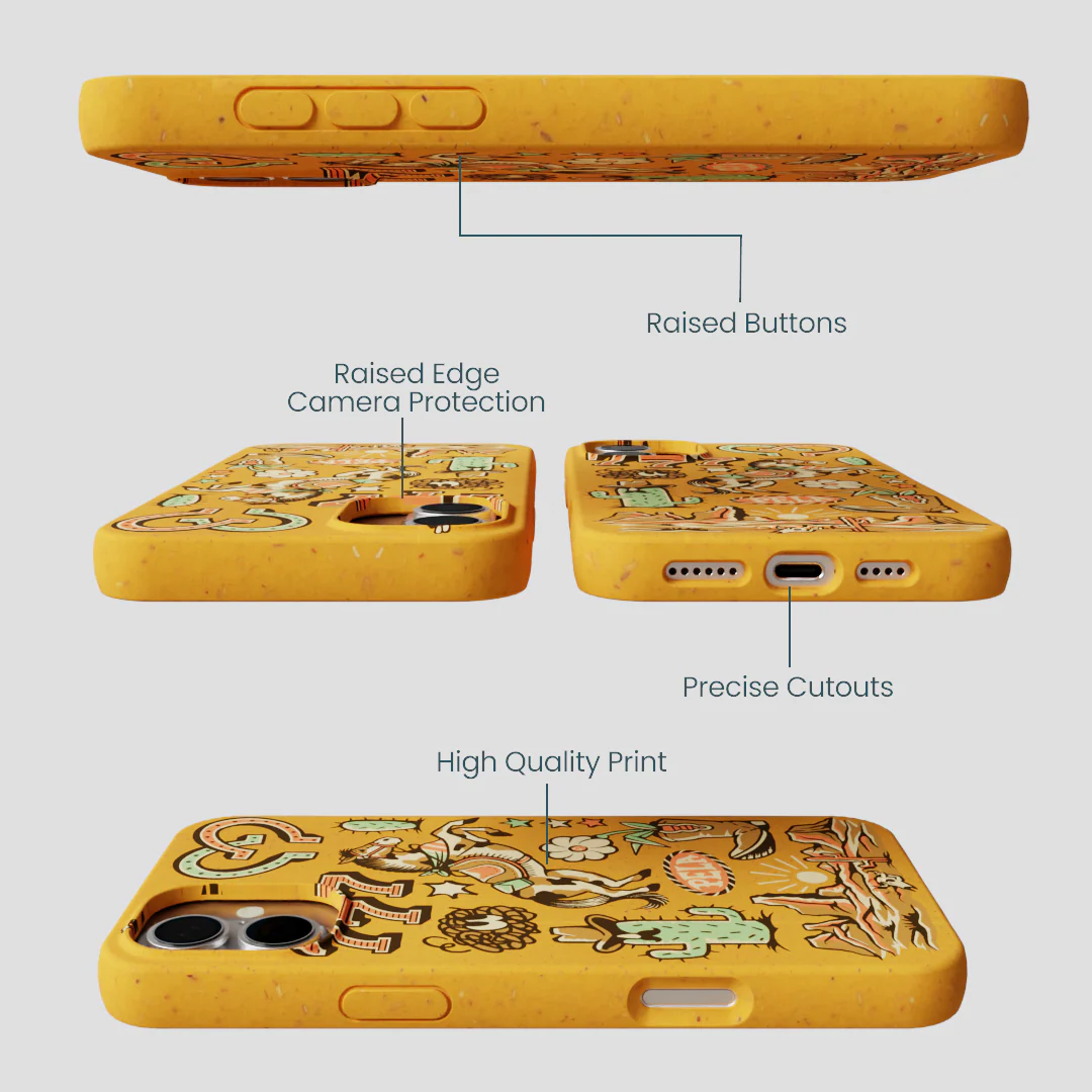 Honey Miller West iPhone 16 Plus Case - Image 3