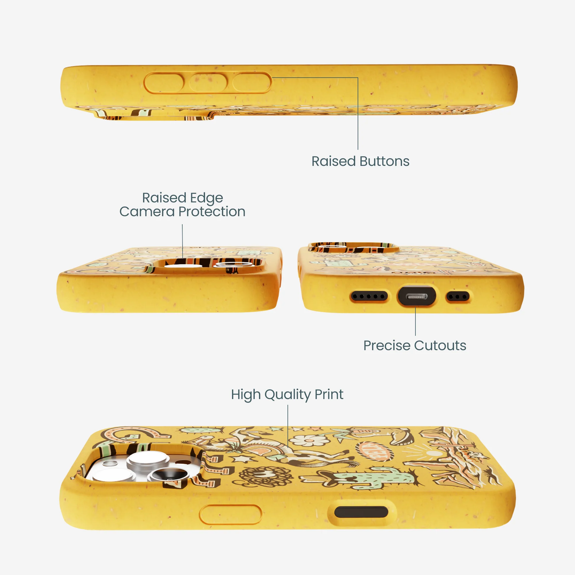 Honey Miller West iPhone 16 Pro Max Case - Image 3