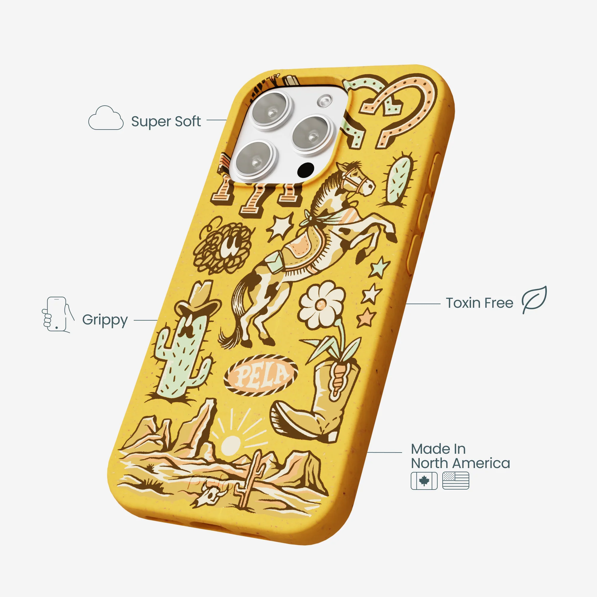 Honey Miller West iPhone 16 Pro Max Case - Image 4